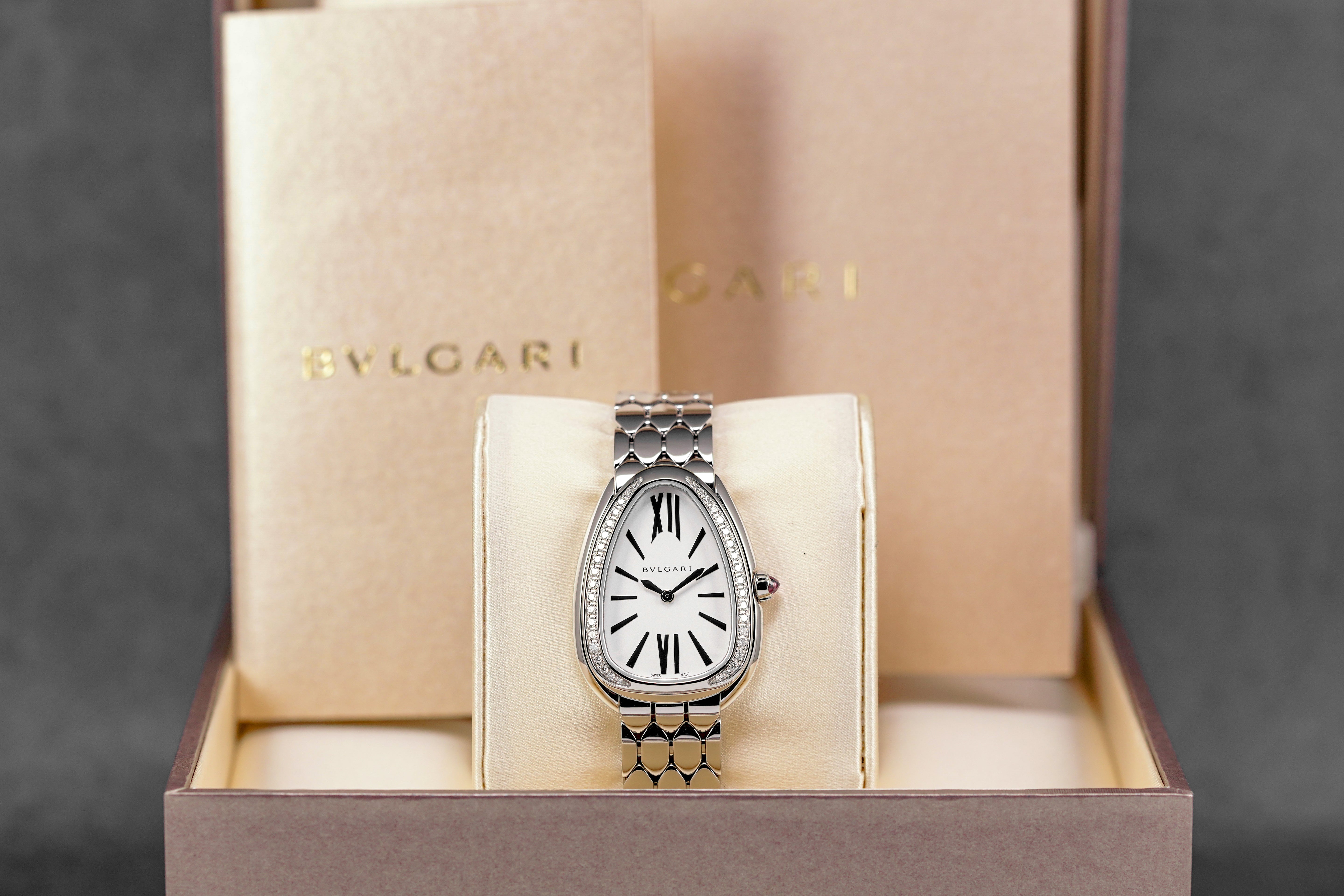 harga blvgari serpenti sedutori silver diamond