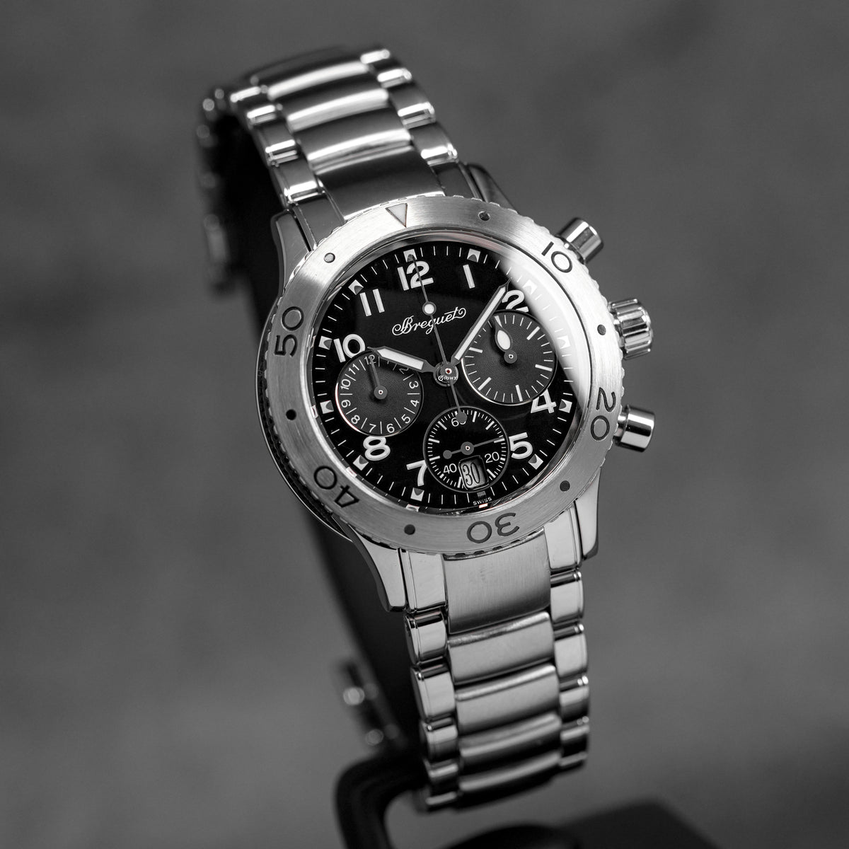 TYPE XX TRANSATLANTIQUE CHRONOGRAPH BLACK DIAL (WATCH ONLY)