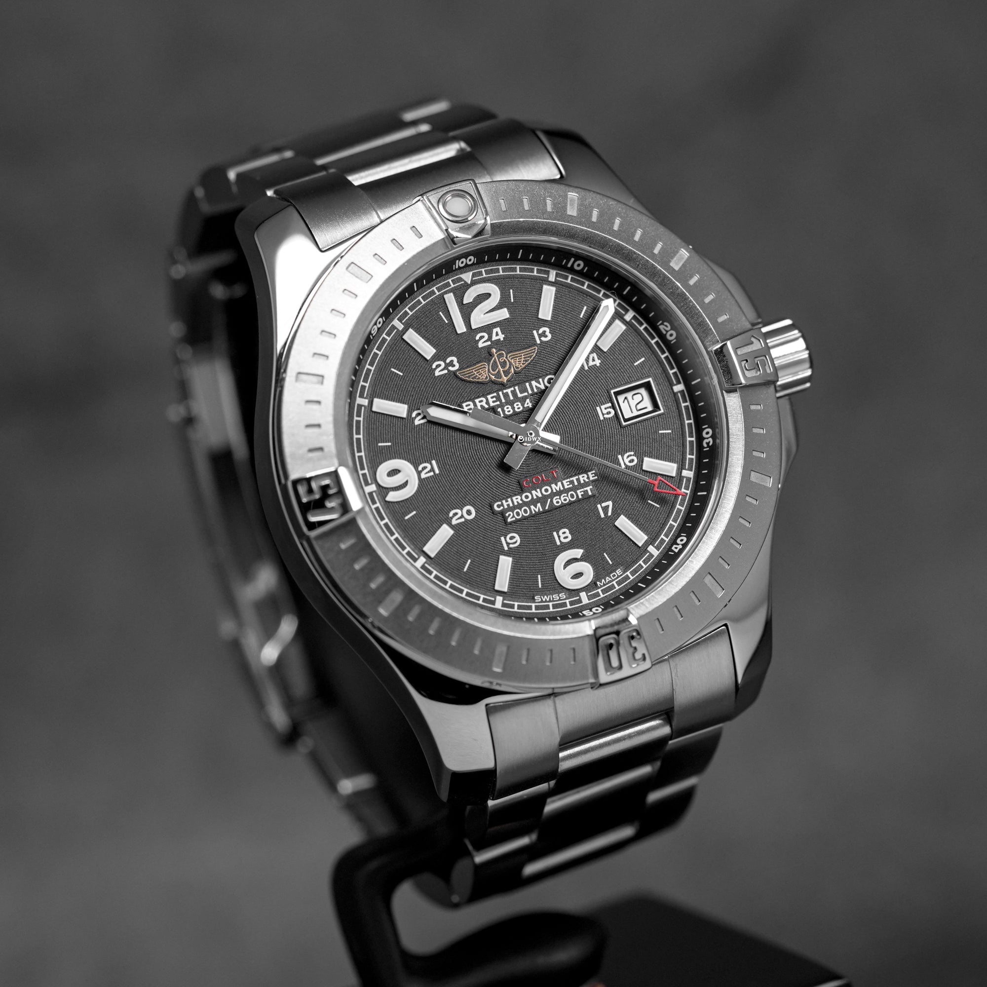 harga breitling colt 44 black