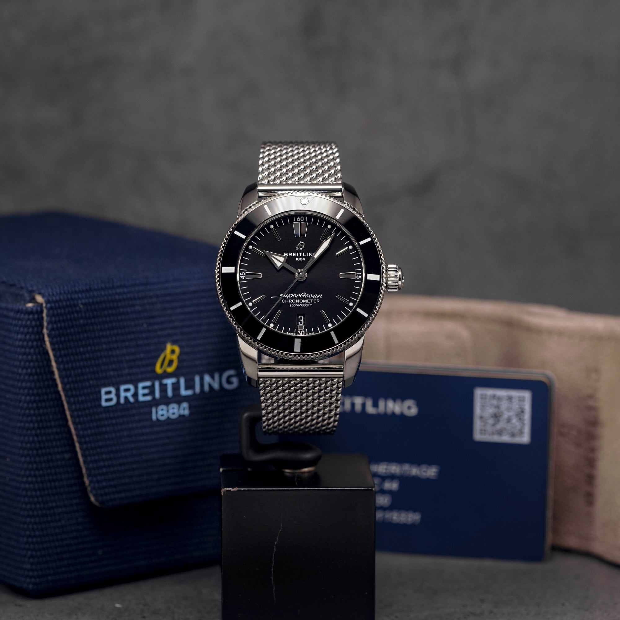 SUPEROCEAN HERITAGE B20 44MM BLACK DIAL (2025)