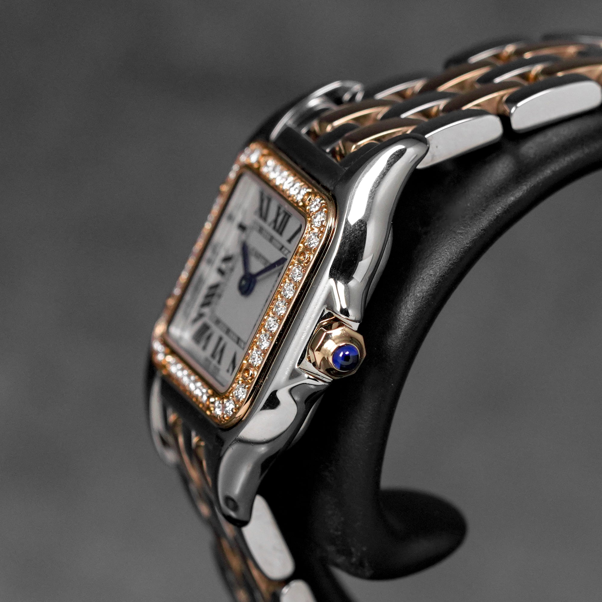 PANTHÈRE S TWOTONE ROSEGOLD SILVER DIAL DIAMOND BEZEL (2022)