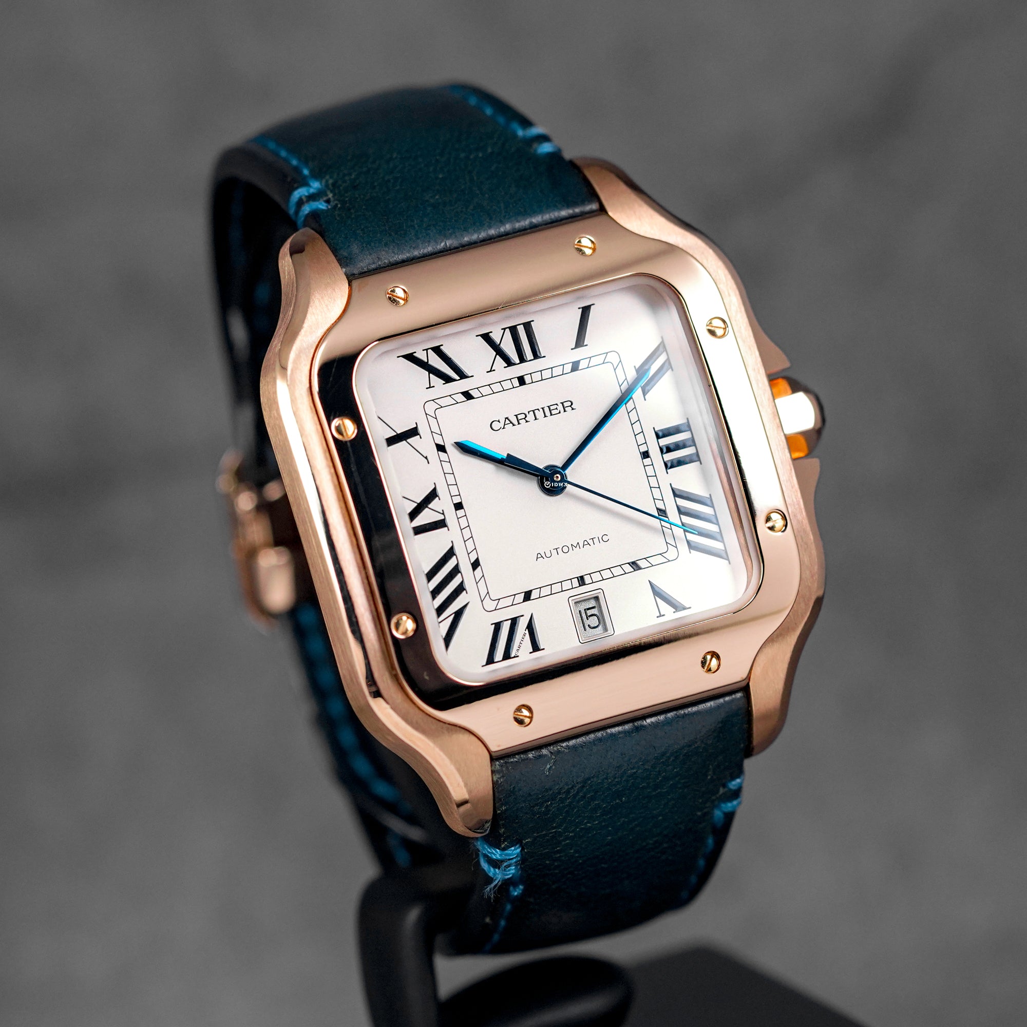 harga cartier santos L rosegold
