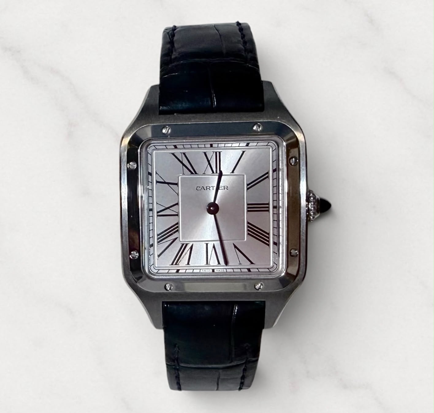 SANTOS DUMONT L SILVER DIAL (2024)