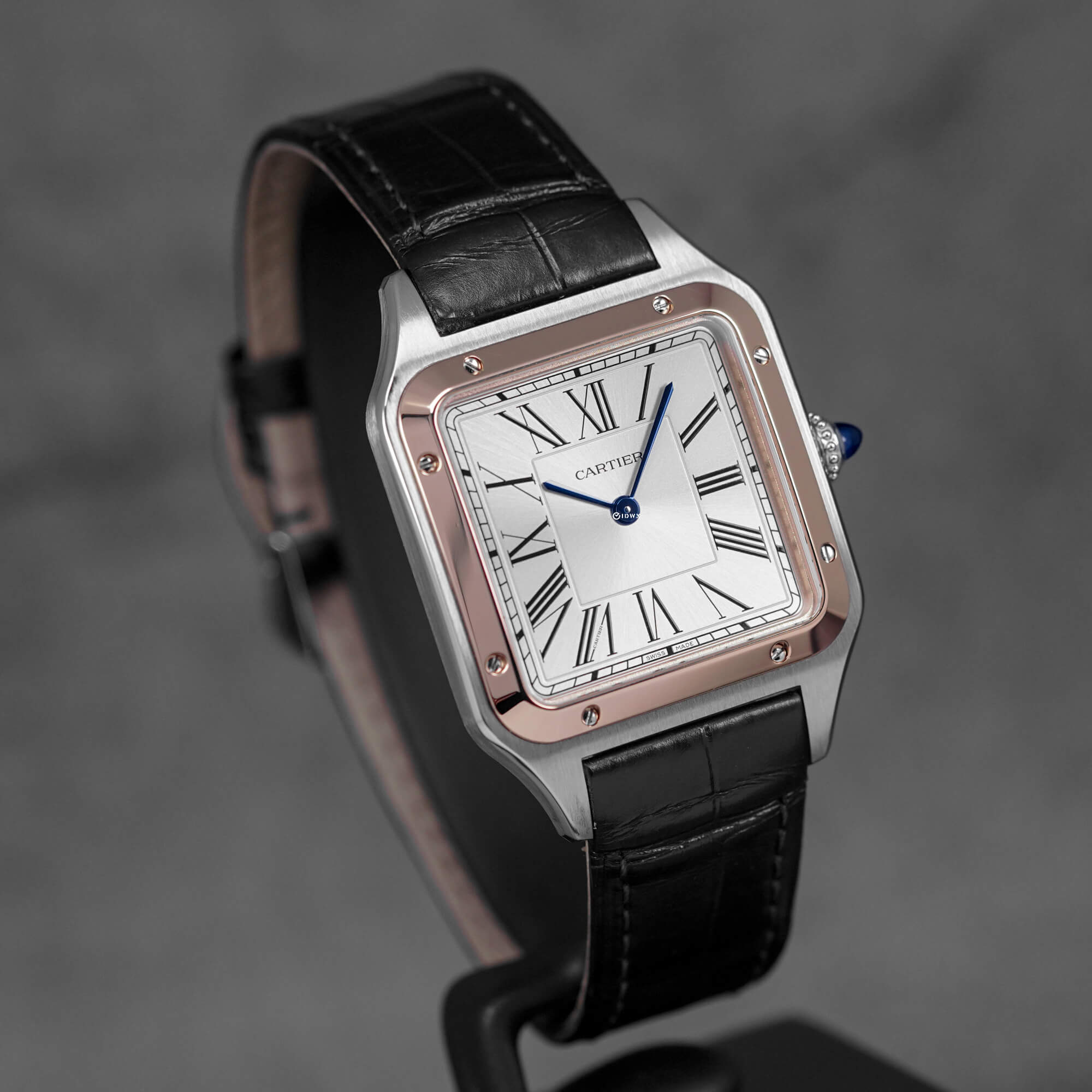 SANTOS DUMONT L TWOTONE ROSEGOLD SILVER DIAL (2025)