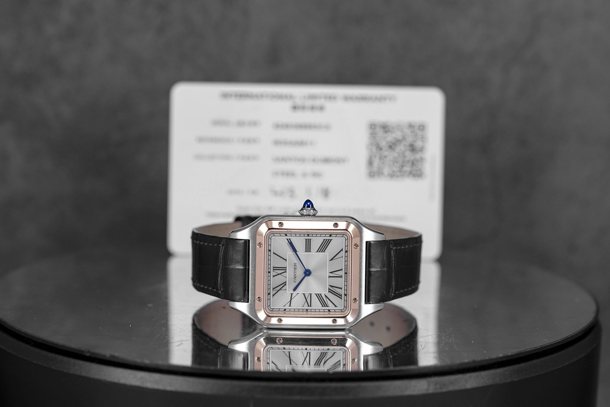 SANTOS DUMONT L TWOTONE ROSEGOLD SILVER DIAL (2025)