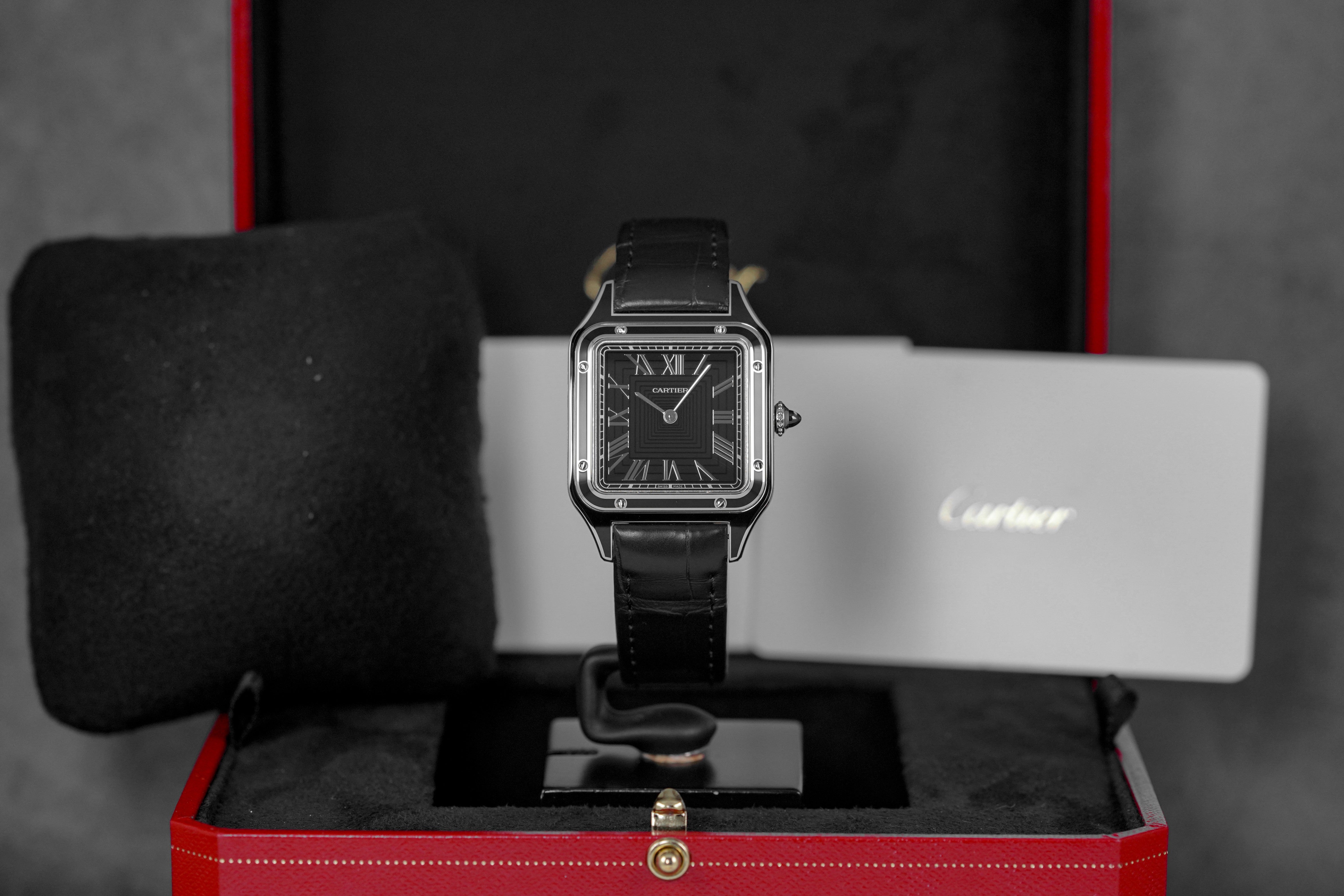 harga cartier santos dumont l black lacquer terbaru