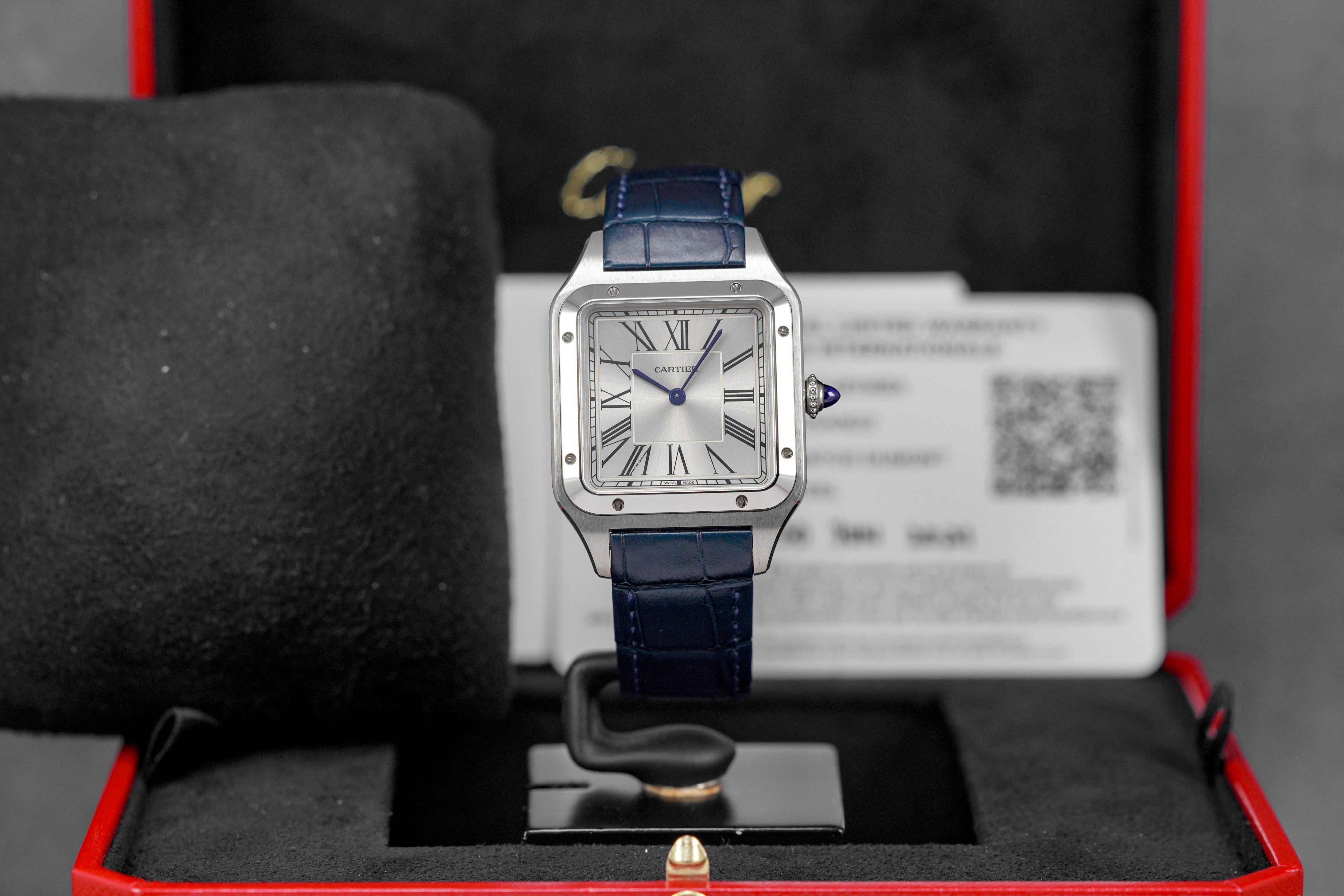 harga cartier santos dumont l silver