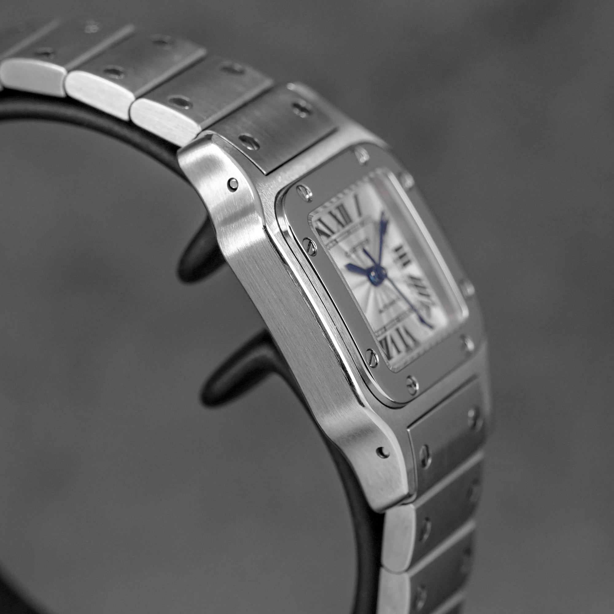 harga cartier santos galbee s silver