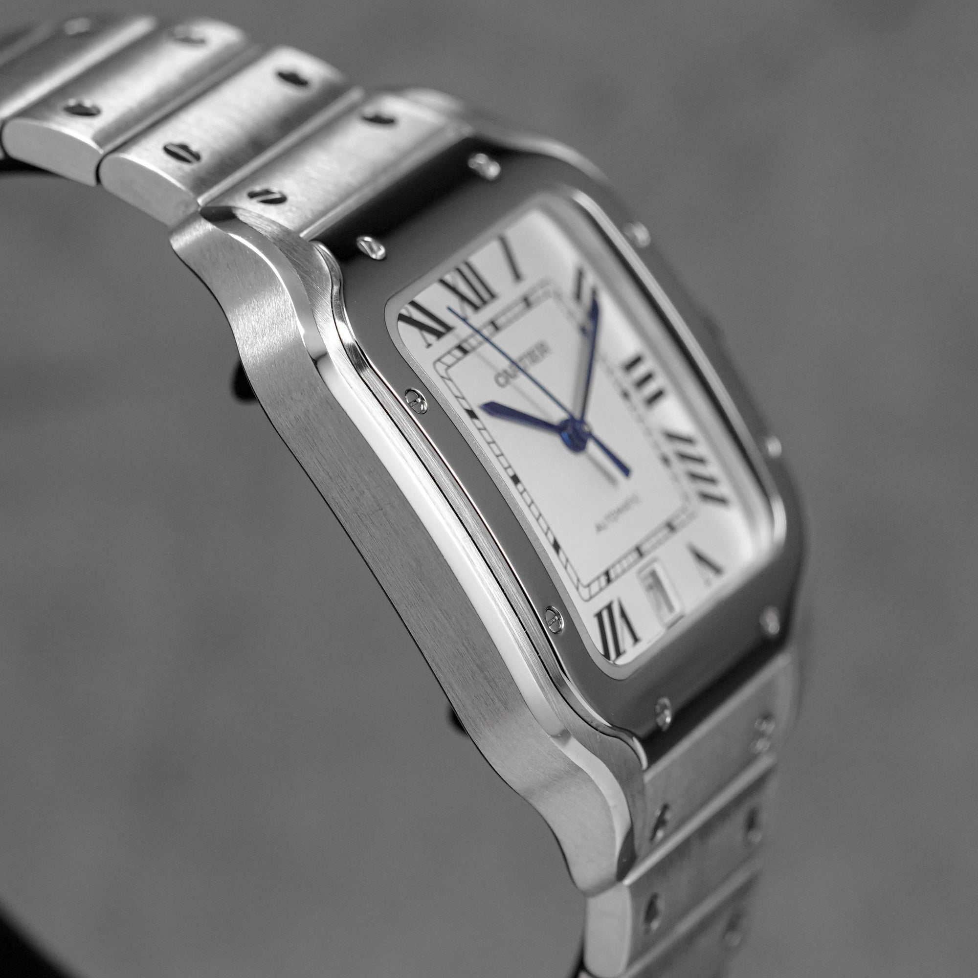harga cartier santos l silver