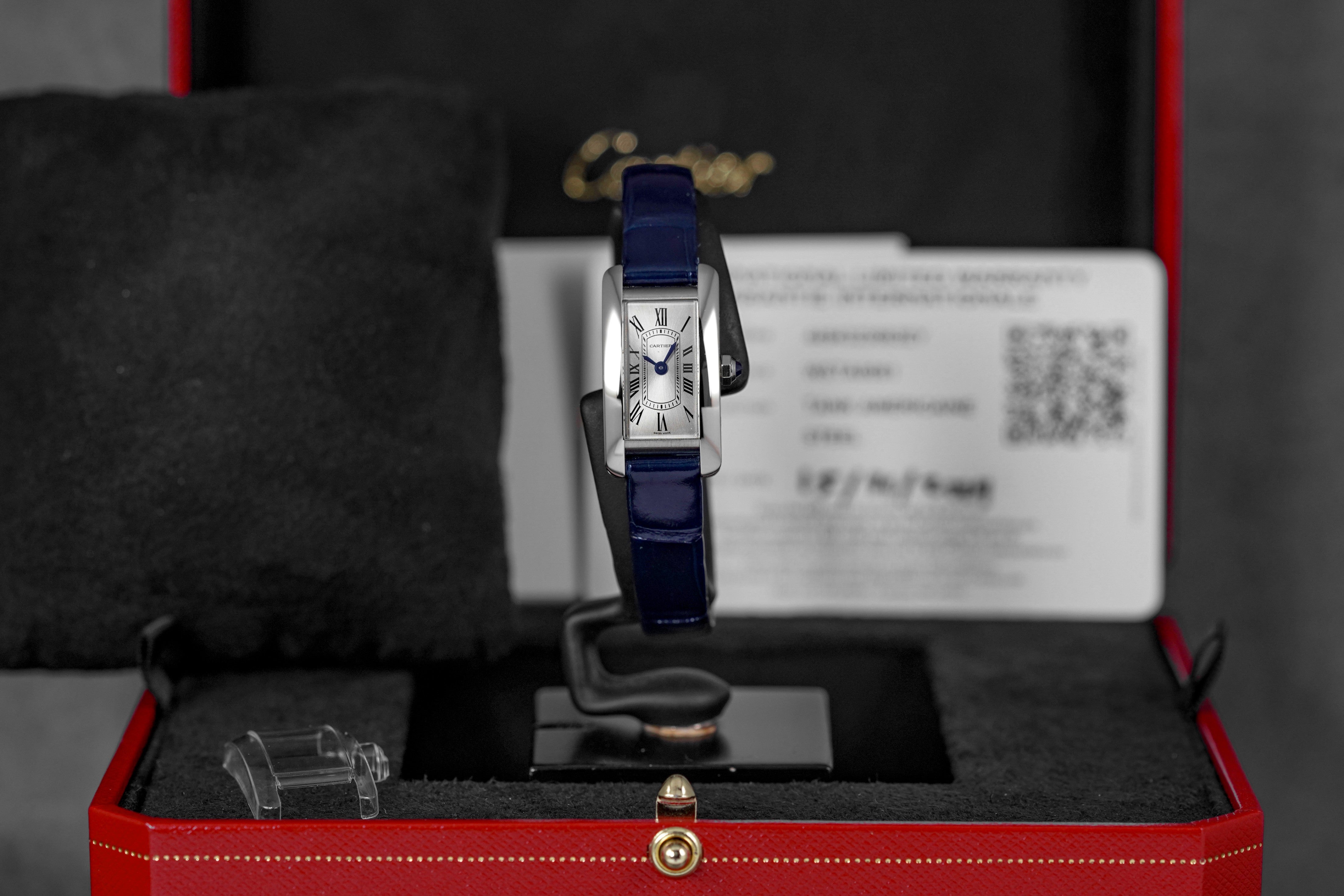 harga cartier tank americaine mini silver