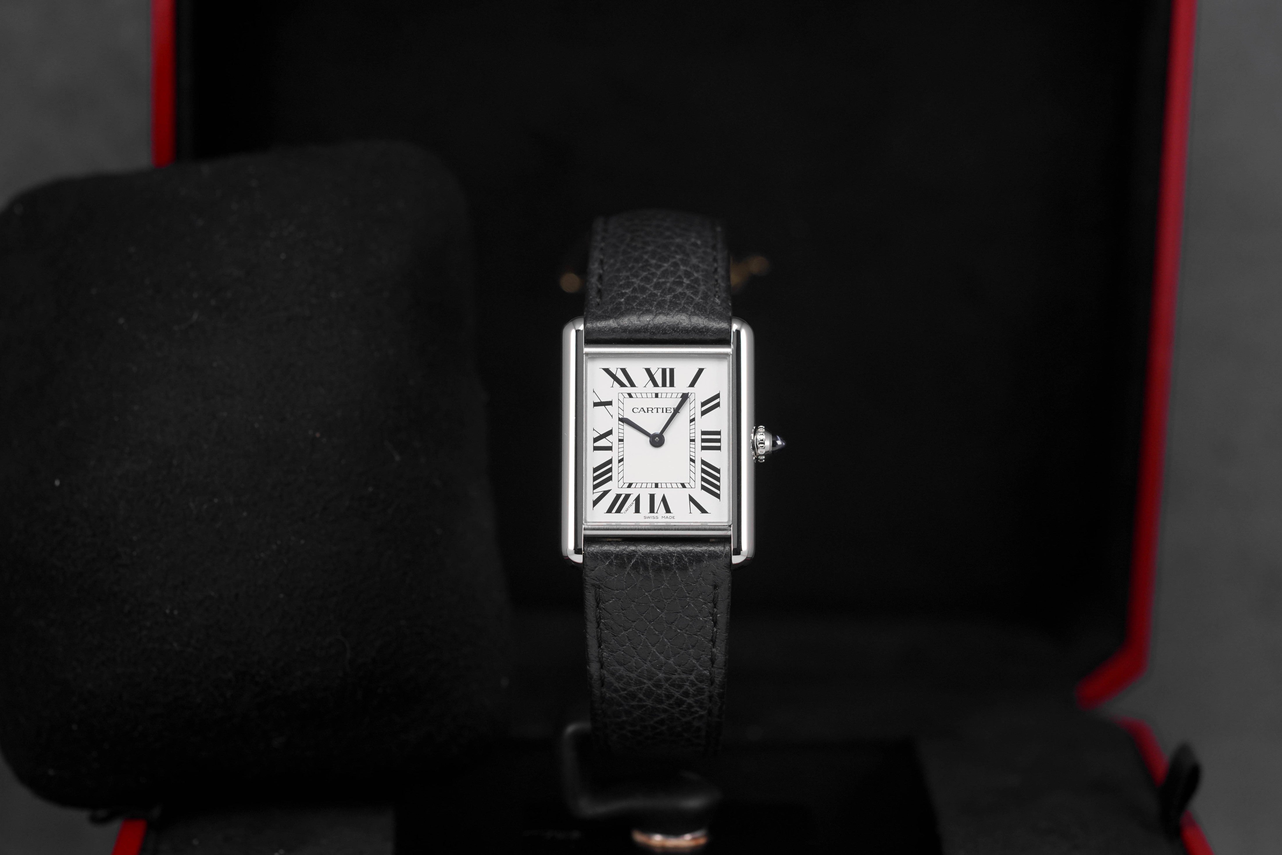 TANK MUST L SILVER DIAL (WATCH & BOX)