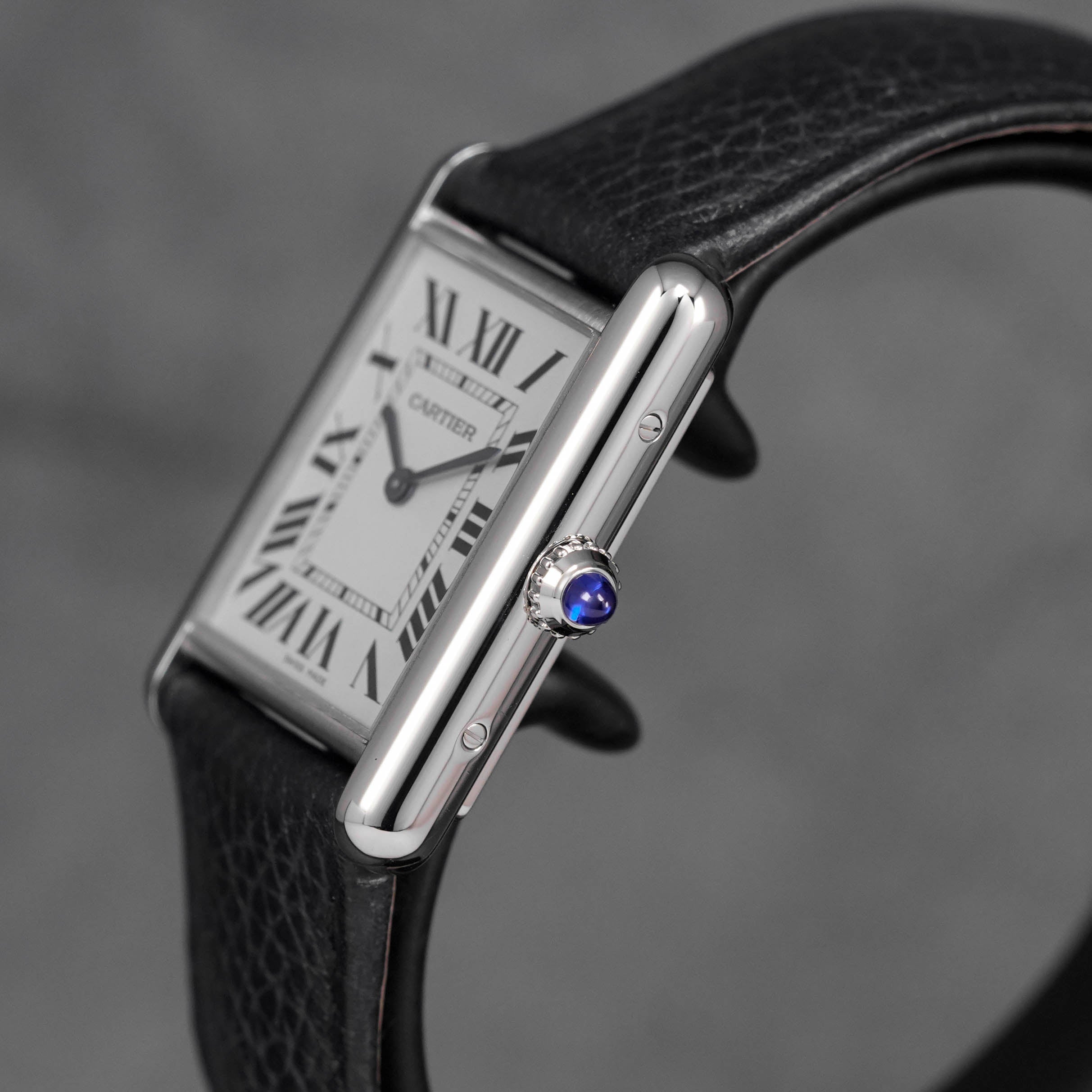 TANK MUST L SILVER DIAL (WATCH & BOX)