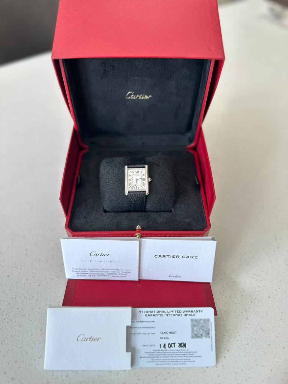 TANK MUST L SILVER DIAL (2024)