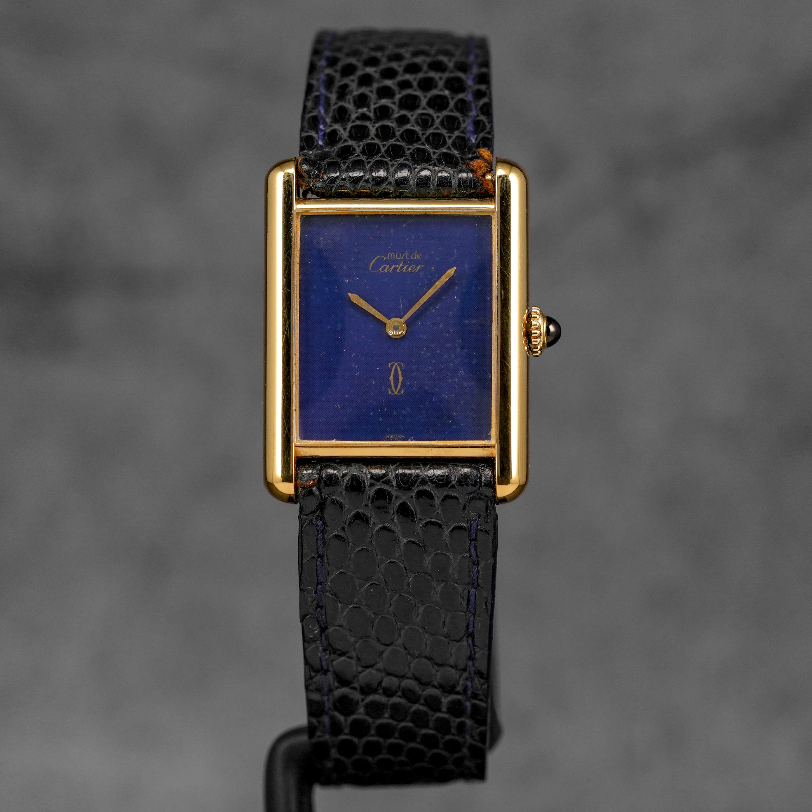 harga cartier tank must vermeil lapis lazuli