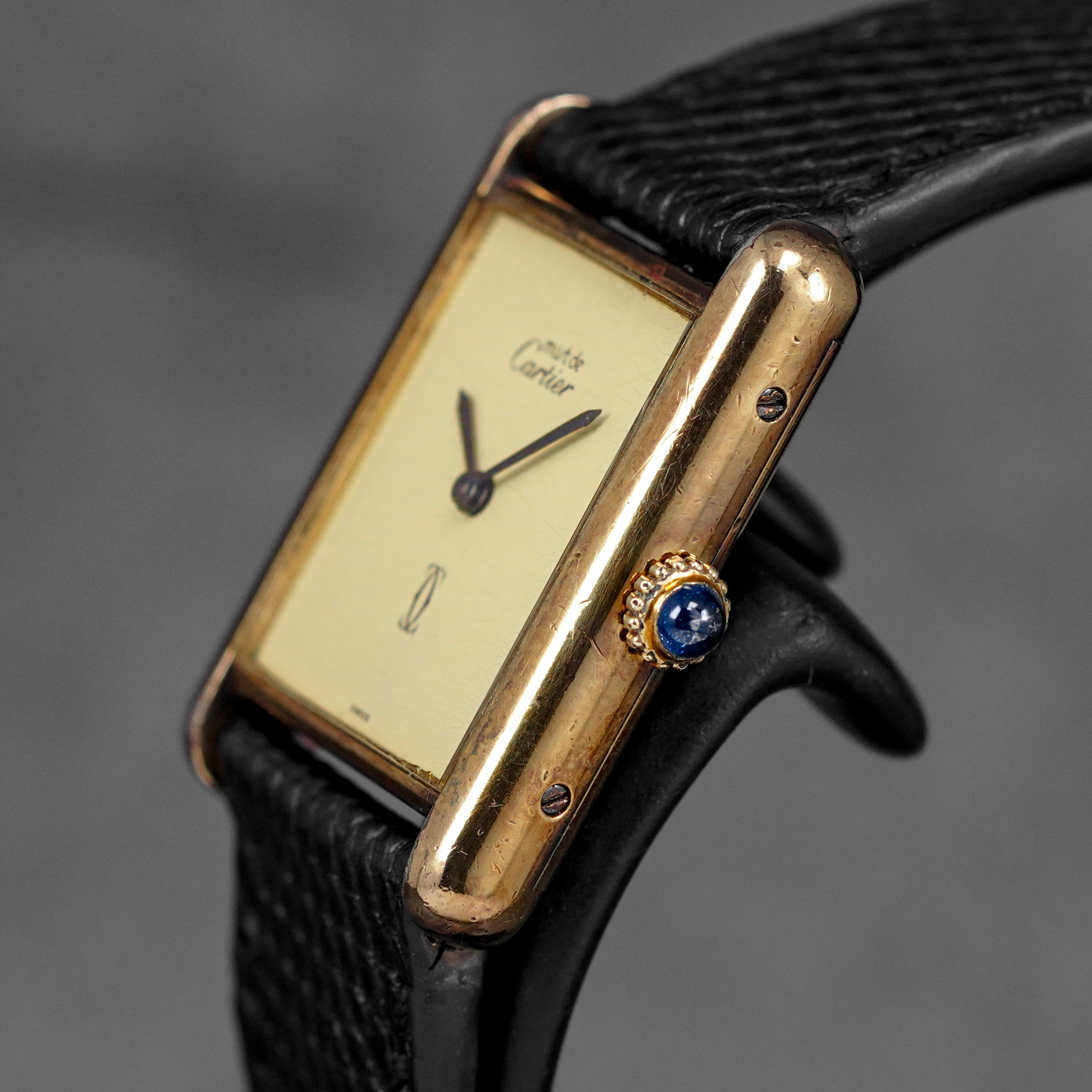 harga cartier tank must vermeil limoncino
