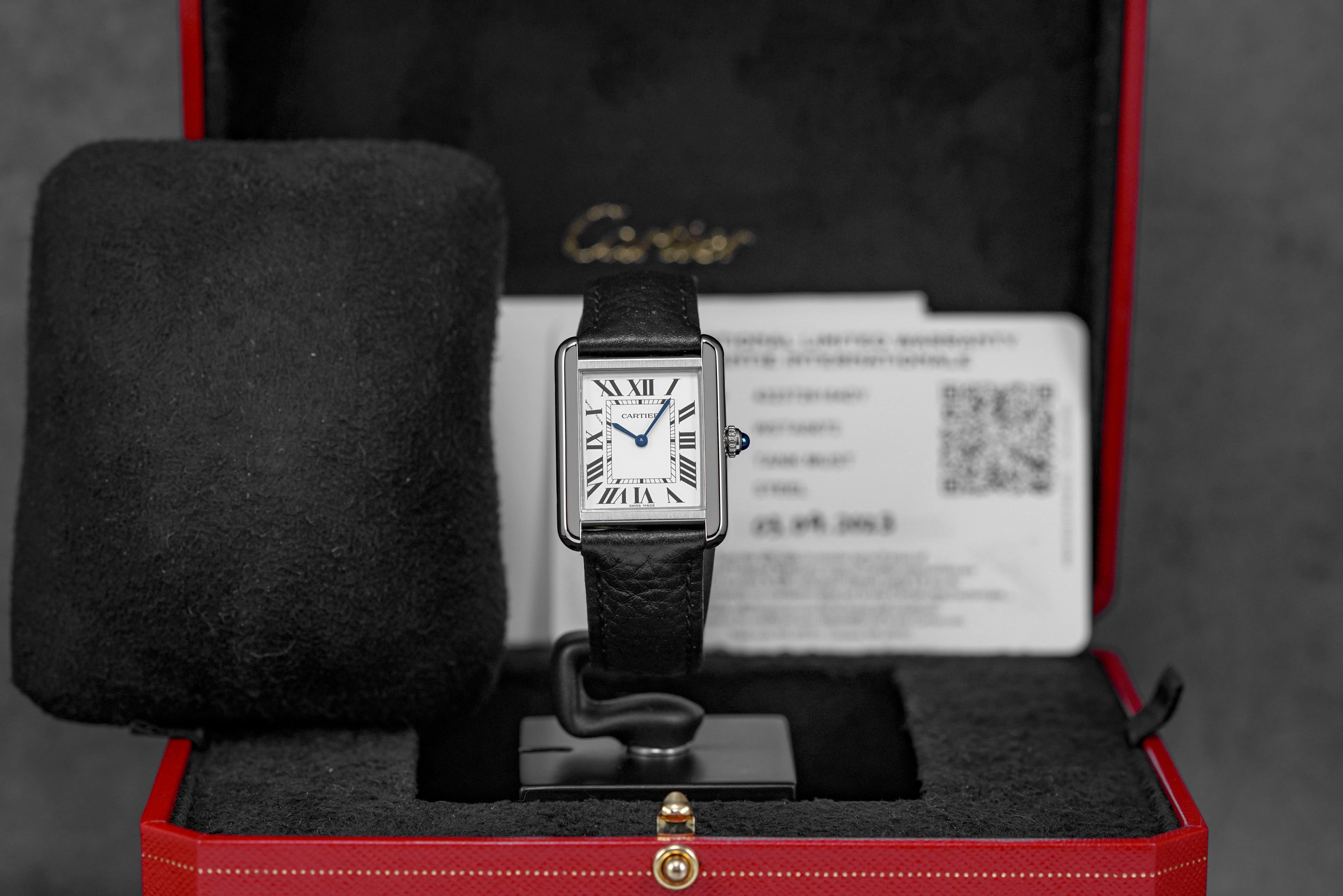 harga cartier tank solo s silver
