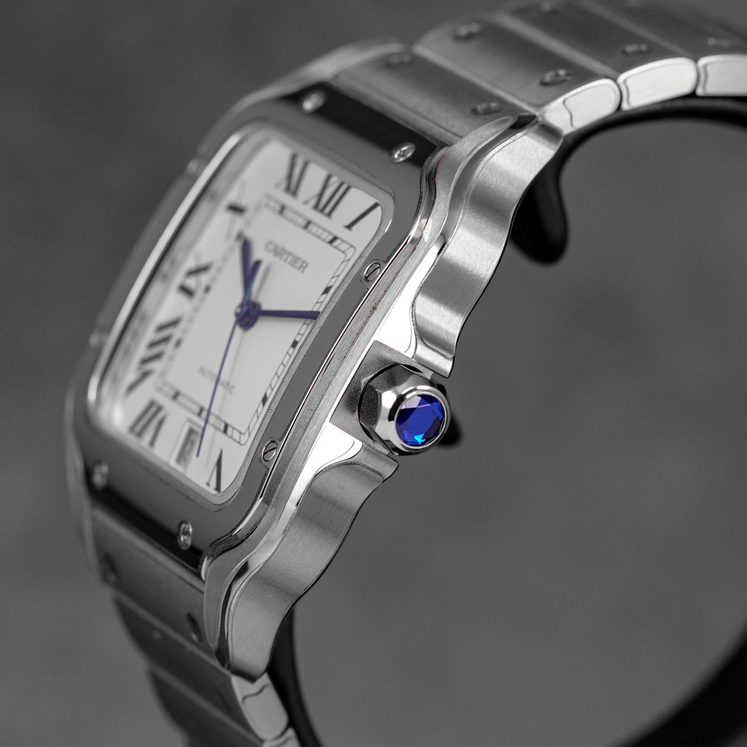 SANTOS DE CARTIER L SILVER DIAL (2024)
