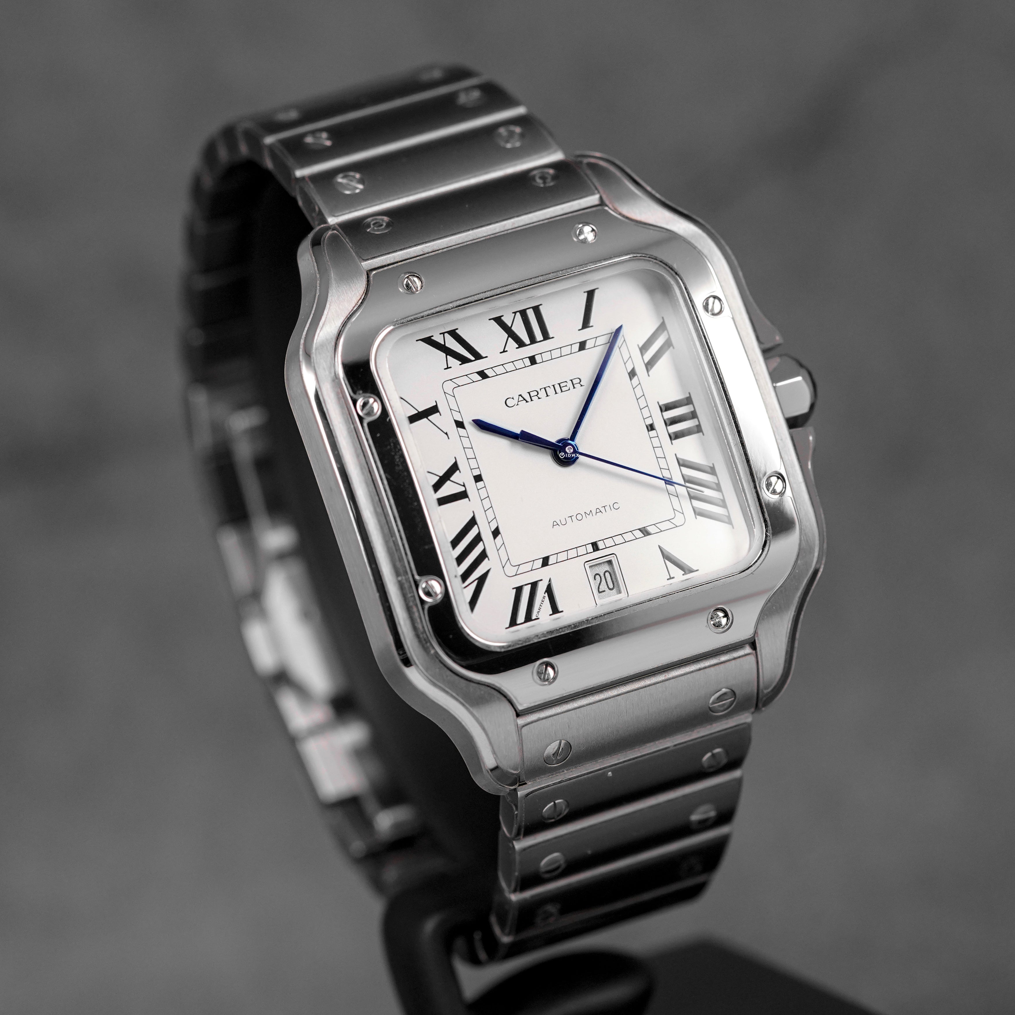 SANTOS DE CARTIER L SILVER DIAL (2024)