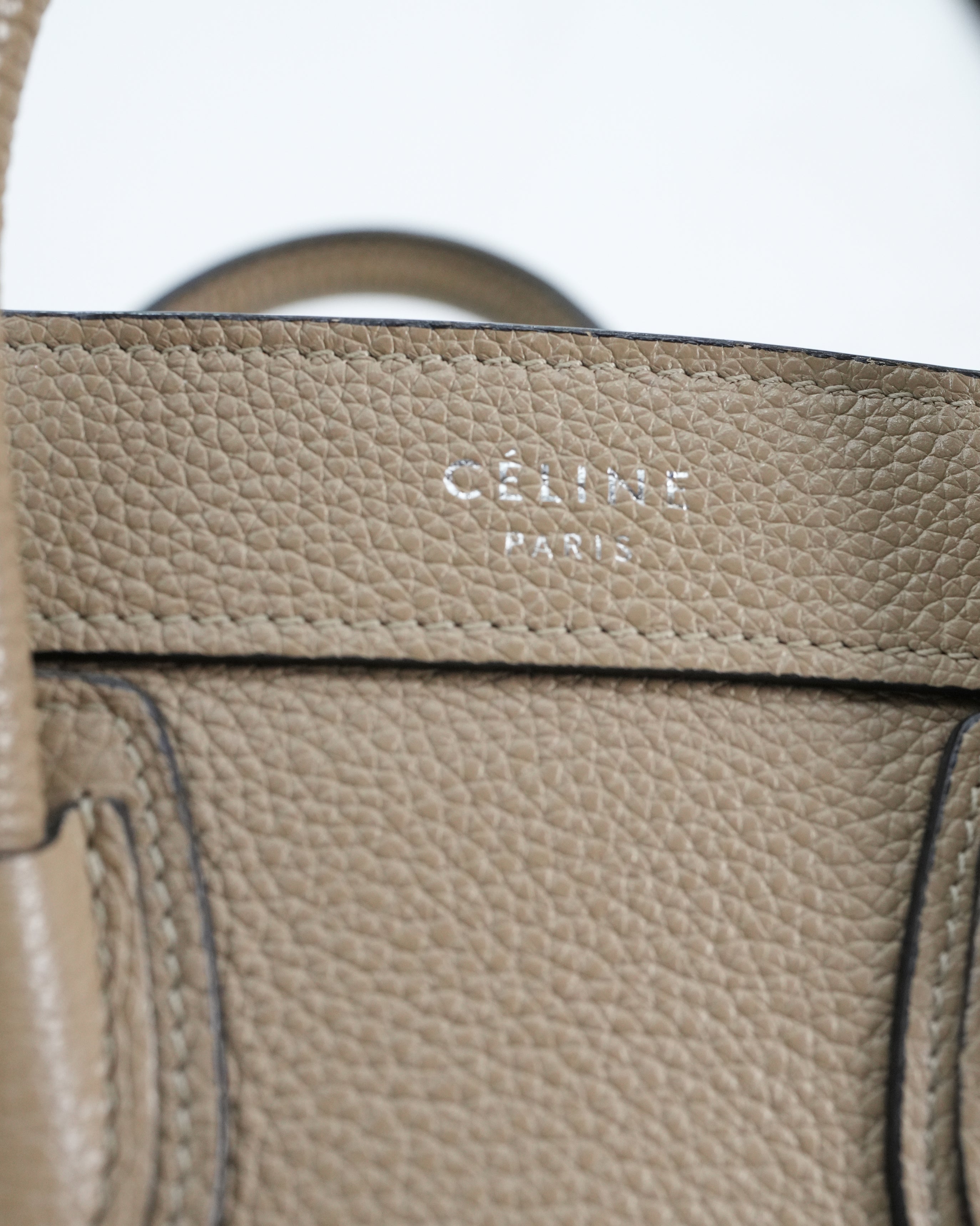 CELINE LUGGAGE NANO BEIGE