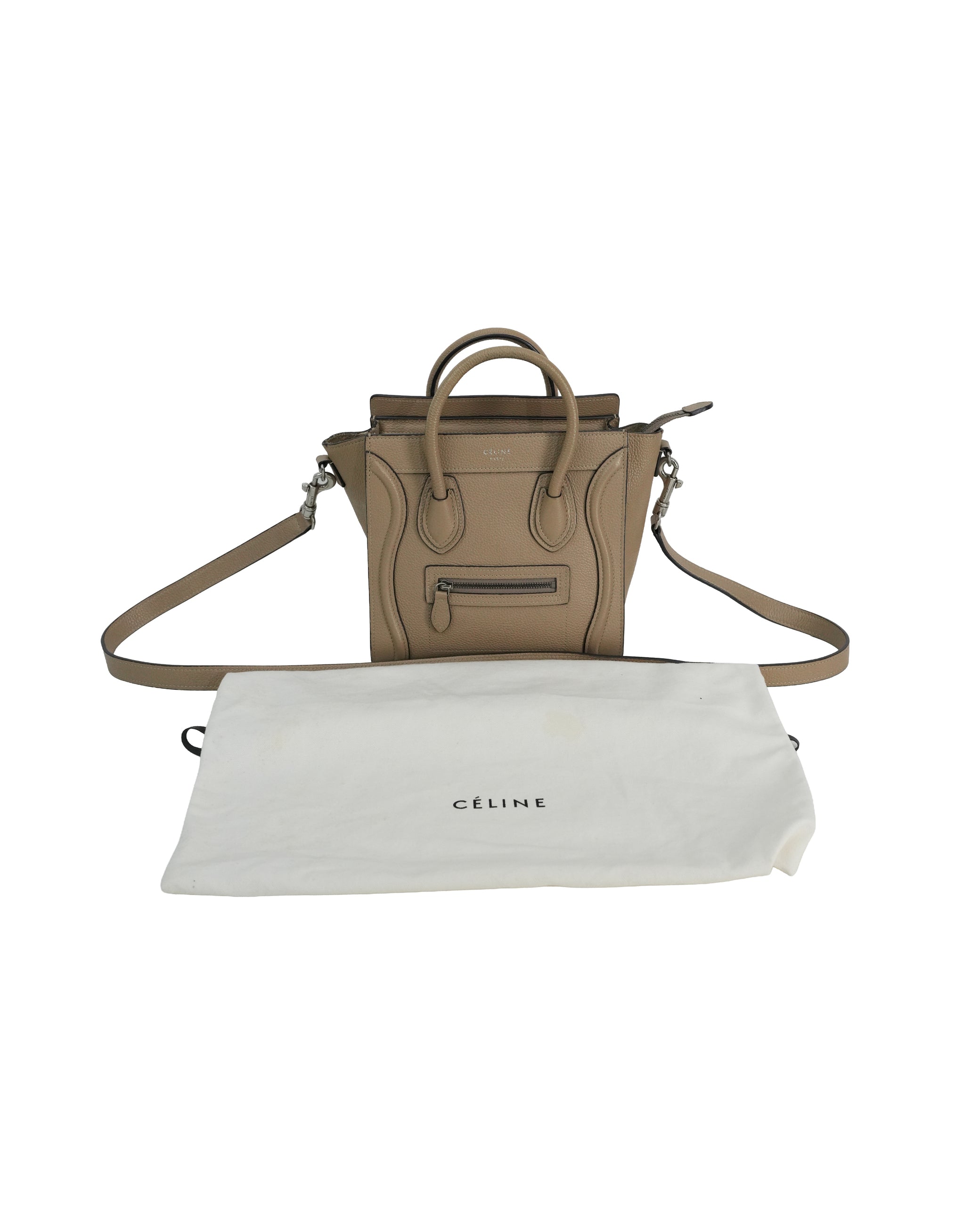CELINE LUGGAGE NANO BEIGE