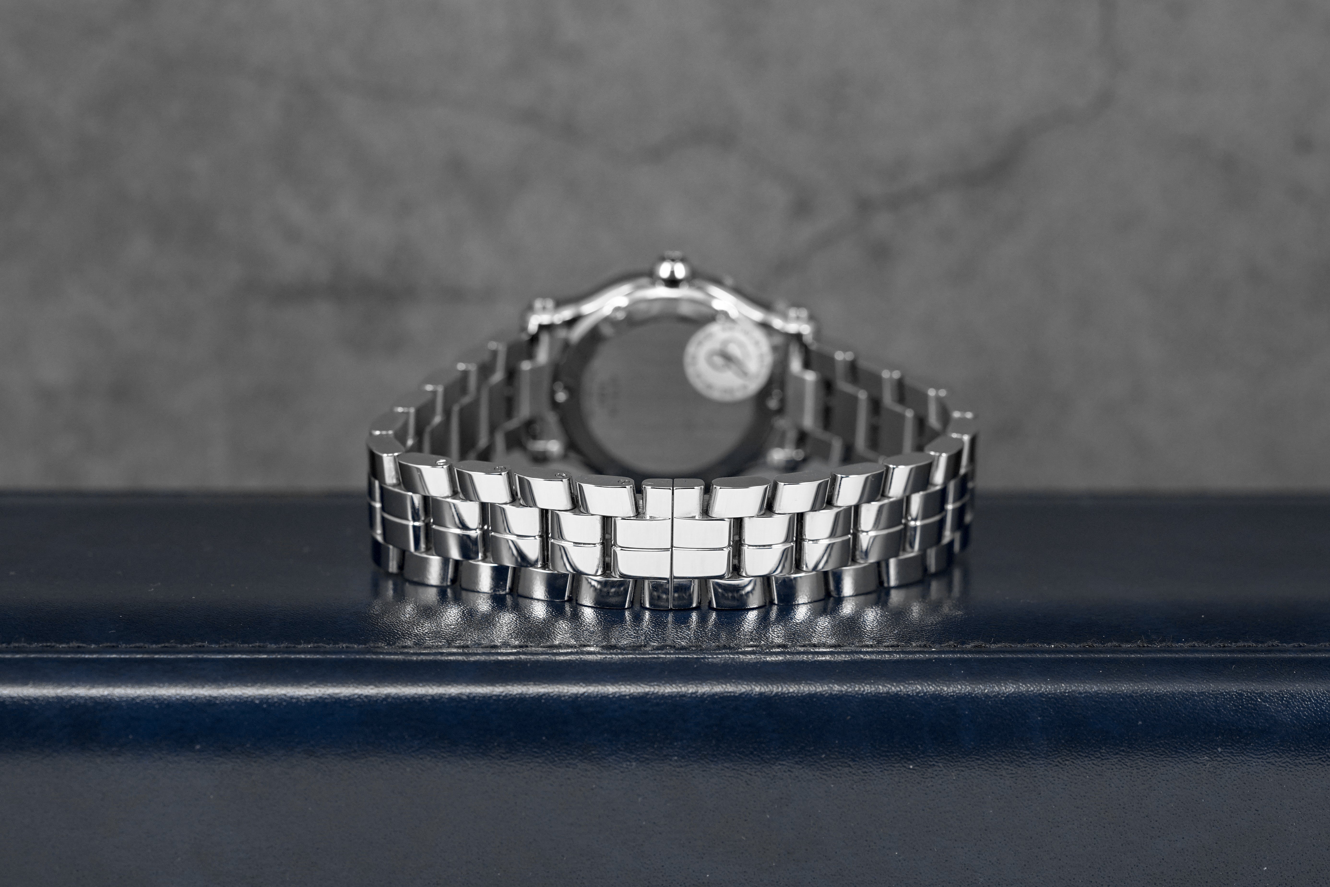 harga chopard happy sport round light blue