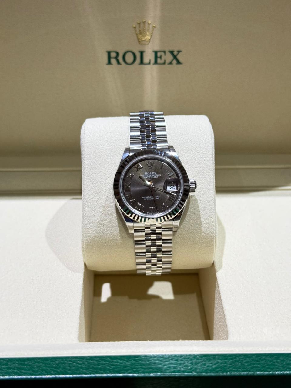DATEJUST 28MM DARK GREY ROMAN DIAL (2026)