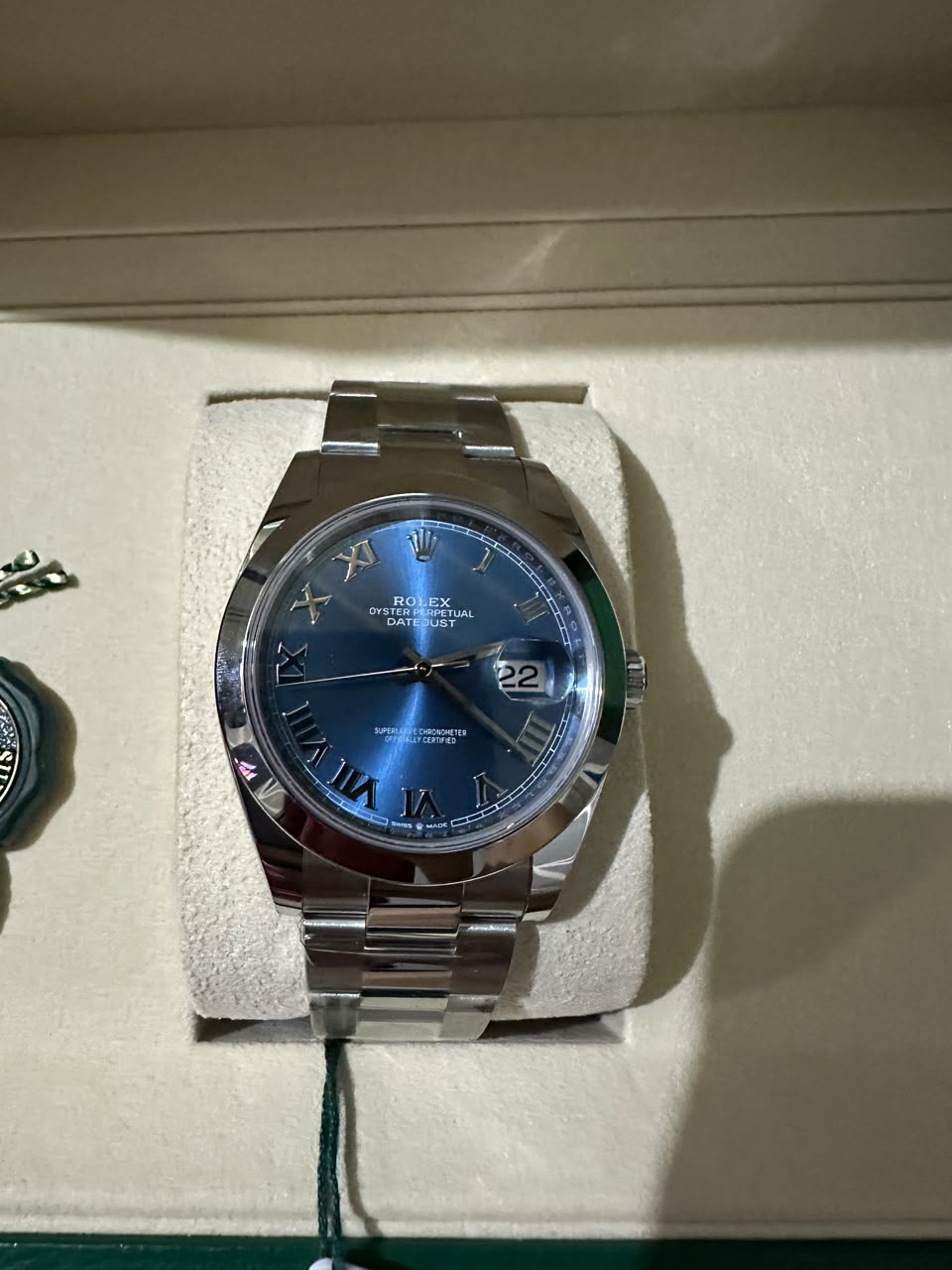 DATEJUST 41MM BLUE ROMAN DIAL (2026)