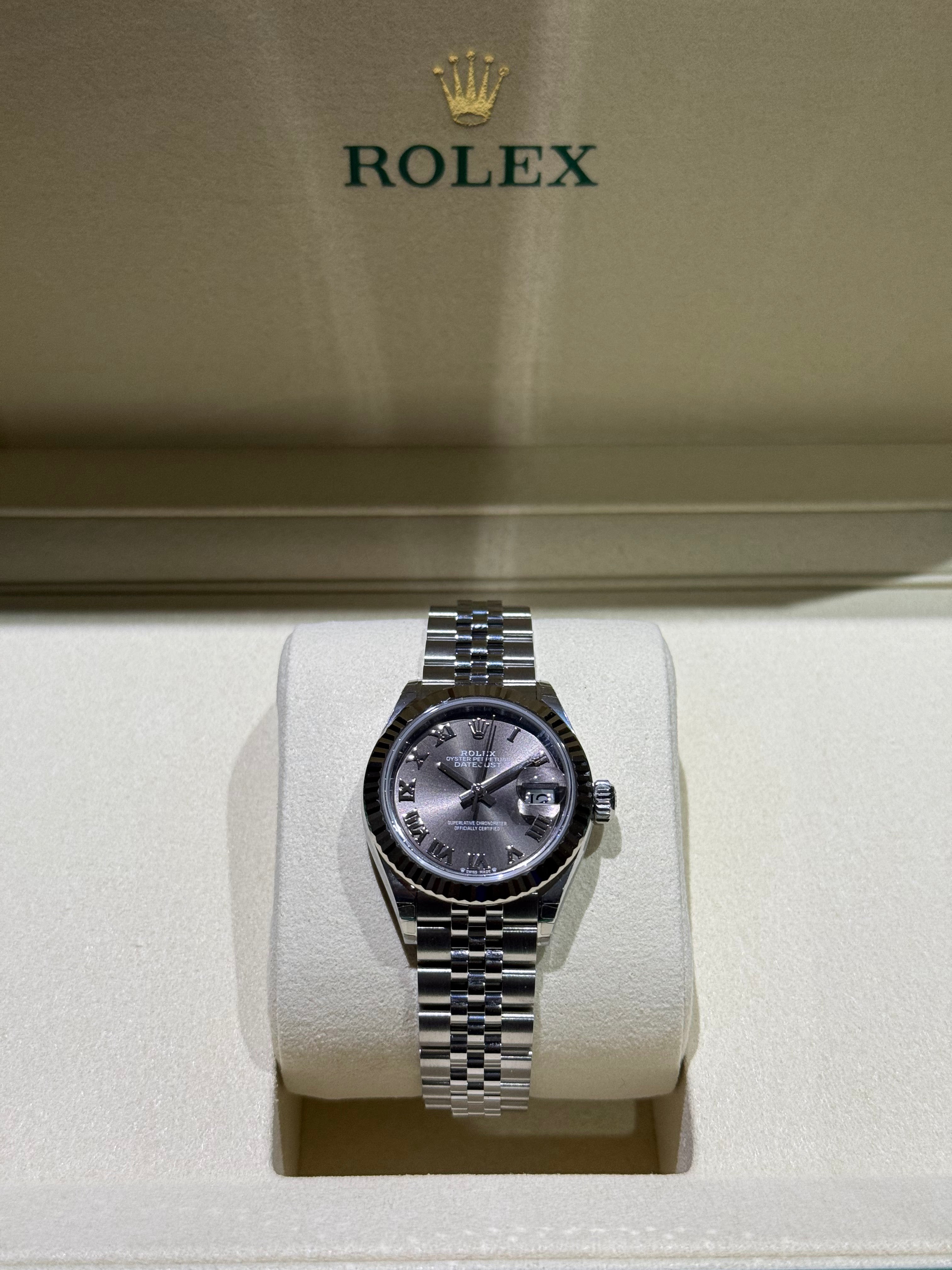 DATEJUST 28MM DARK GREY ROMAN DIAL (2026)