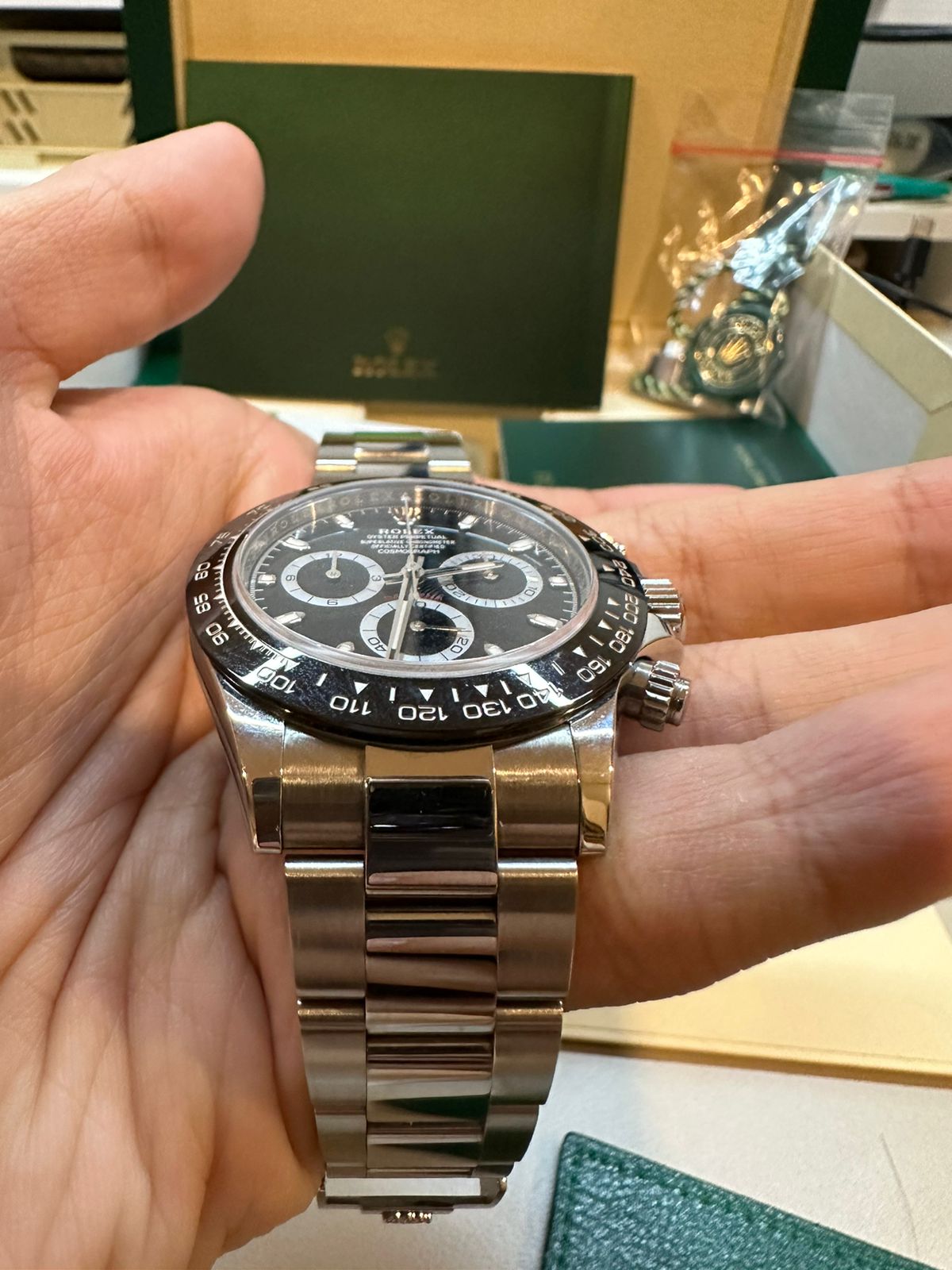 DAYTONA STEEL CERAMIC BEZEL BLACK DIAL (2019)
