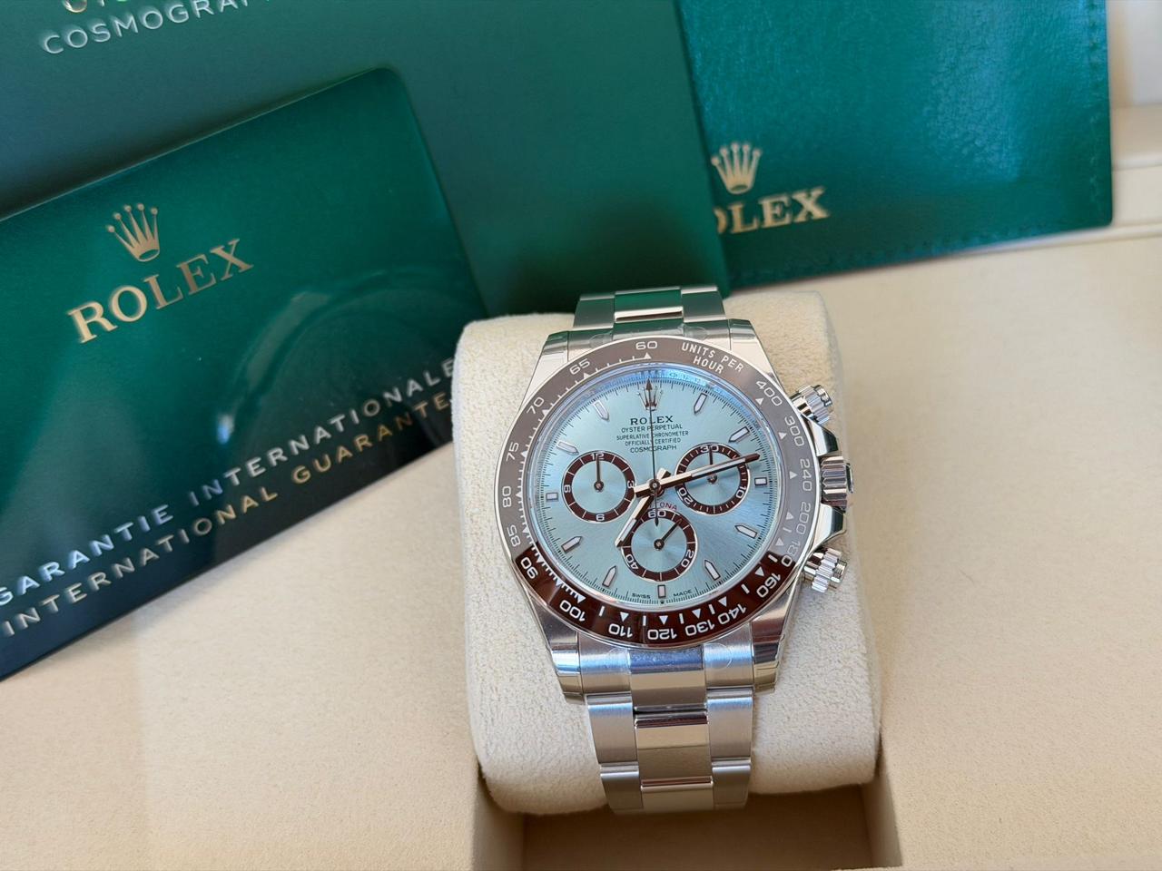 DAYTONA PLATINUM ICE BLUE DIAL (2025)