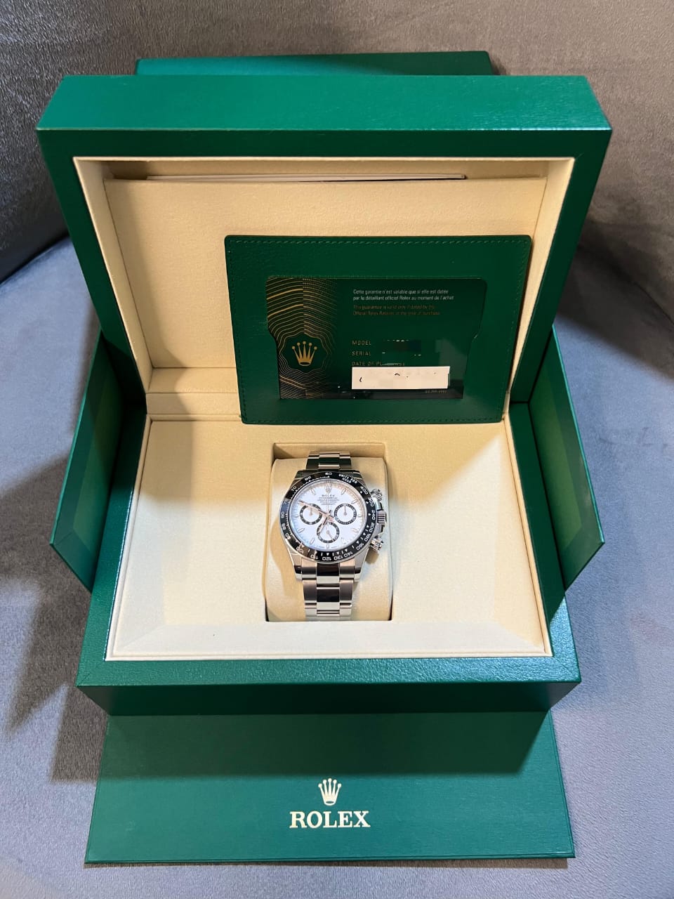 DAYTONA WHITE PANDA CERAMIC RING BEZEL (2025)