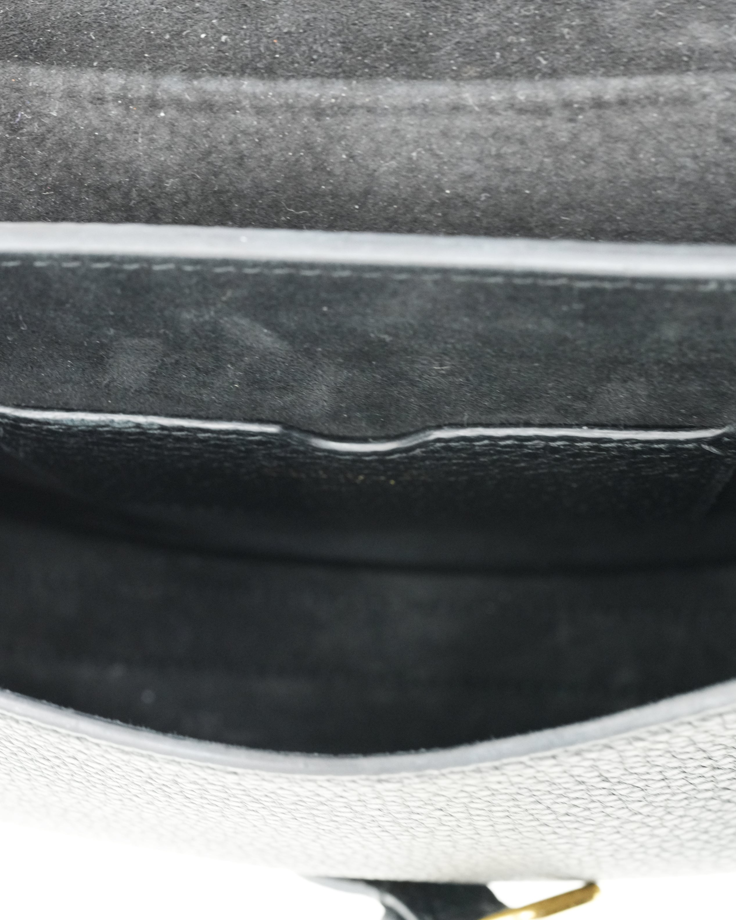 BOBBY LEATHER SHOULDER BAG BLACK