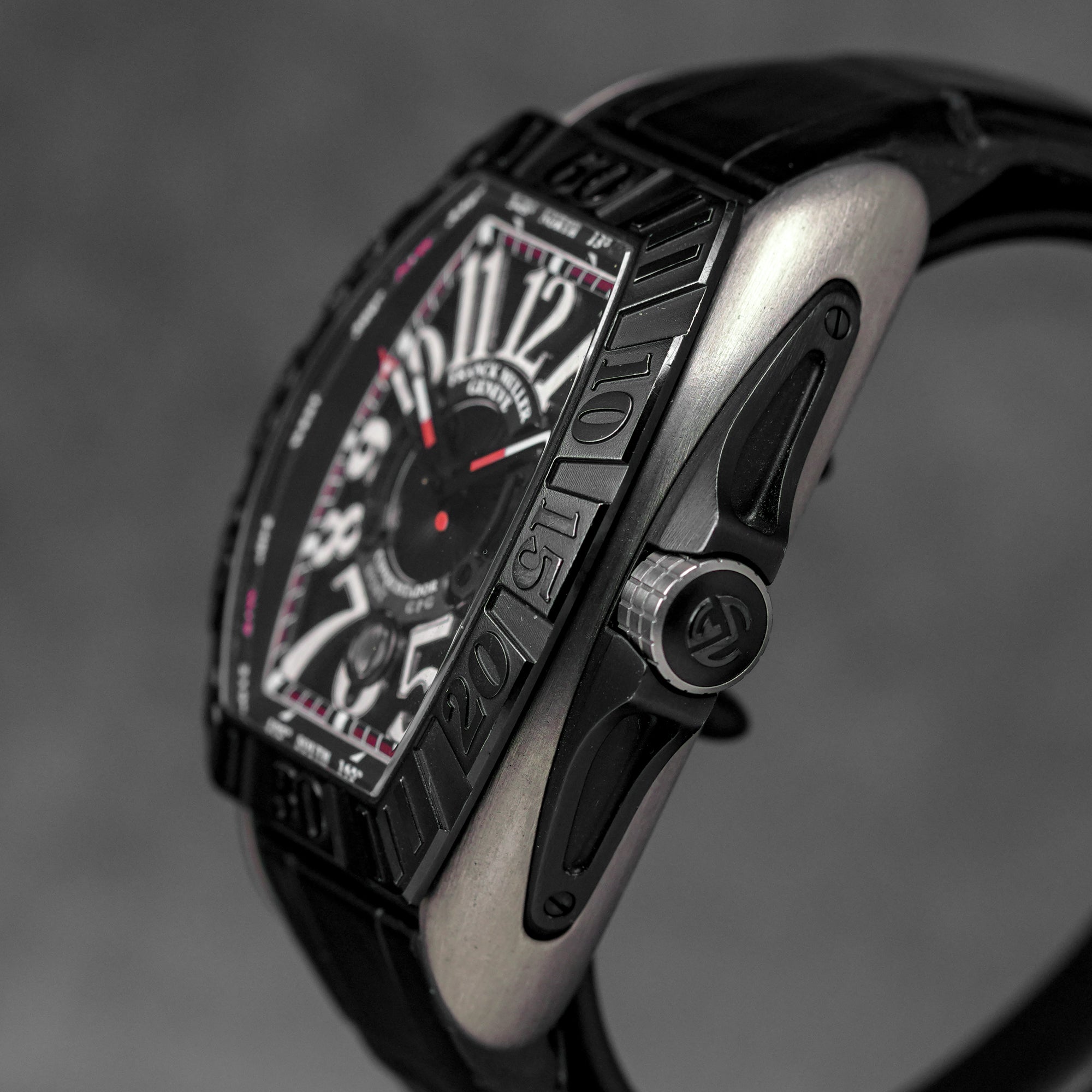 FRANCK MULLER CONQUISTADOR GRAND PRIX TITANIUM BLACK (UNDATED) - IDWX