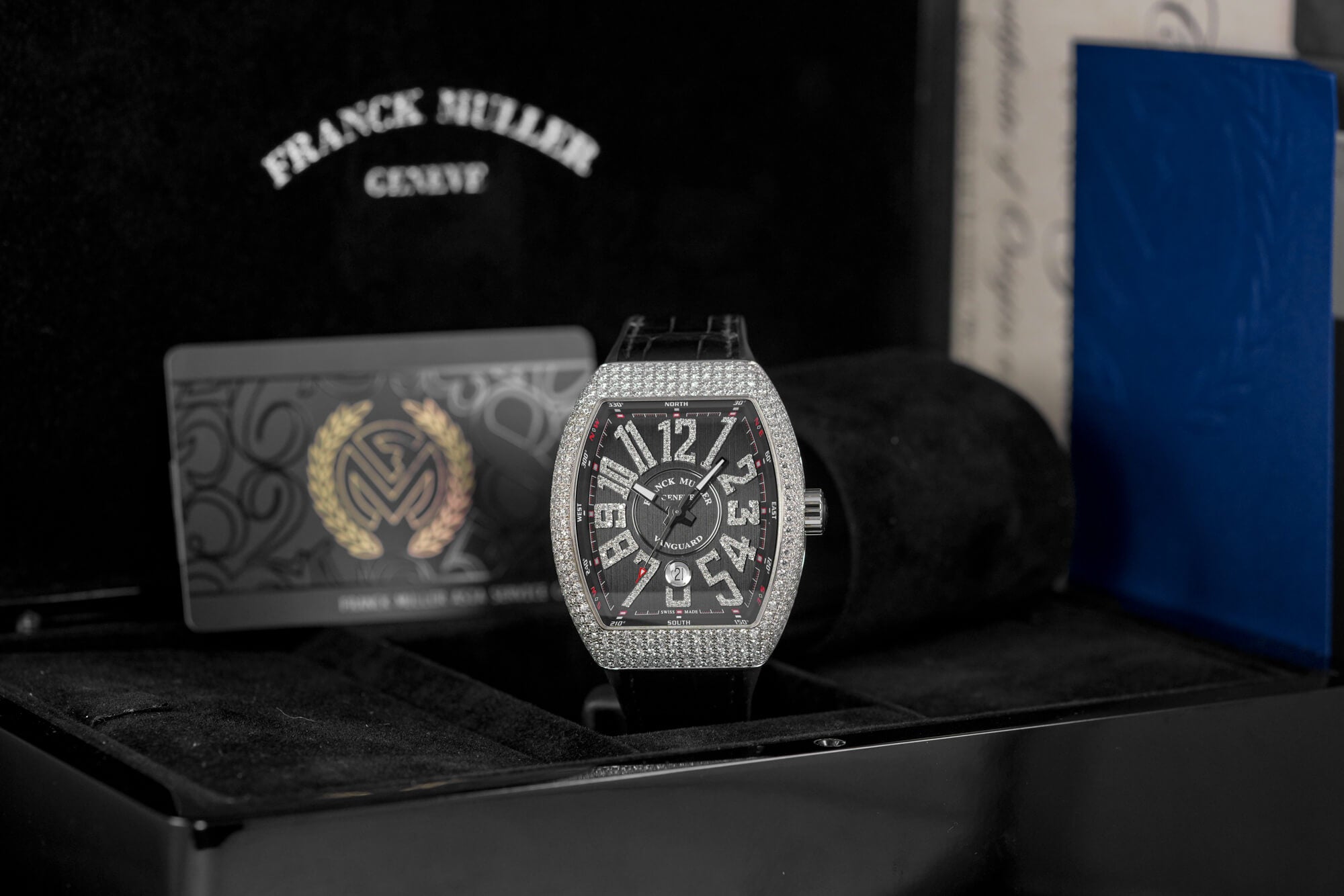 VANGUARD V45 BLACK DIAL DIAMOND SET (2017)