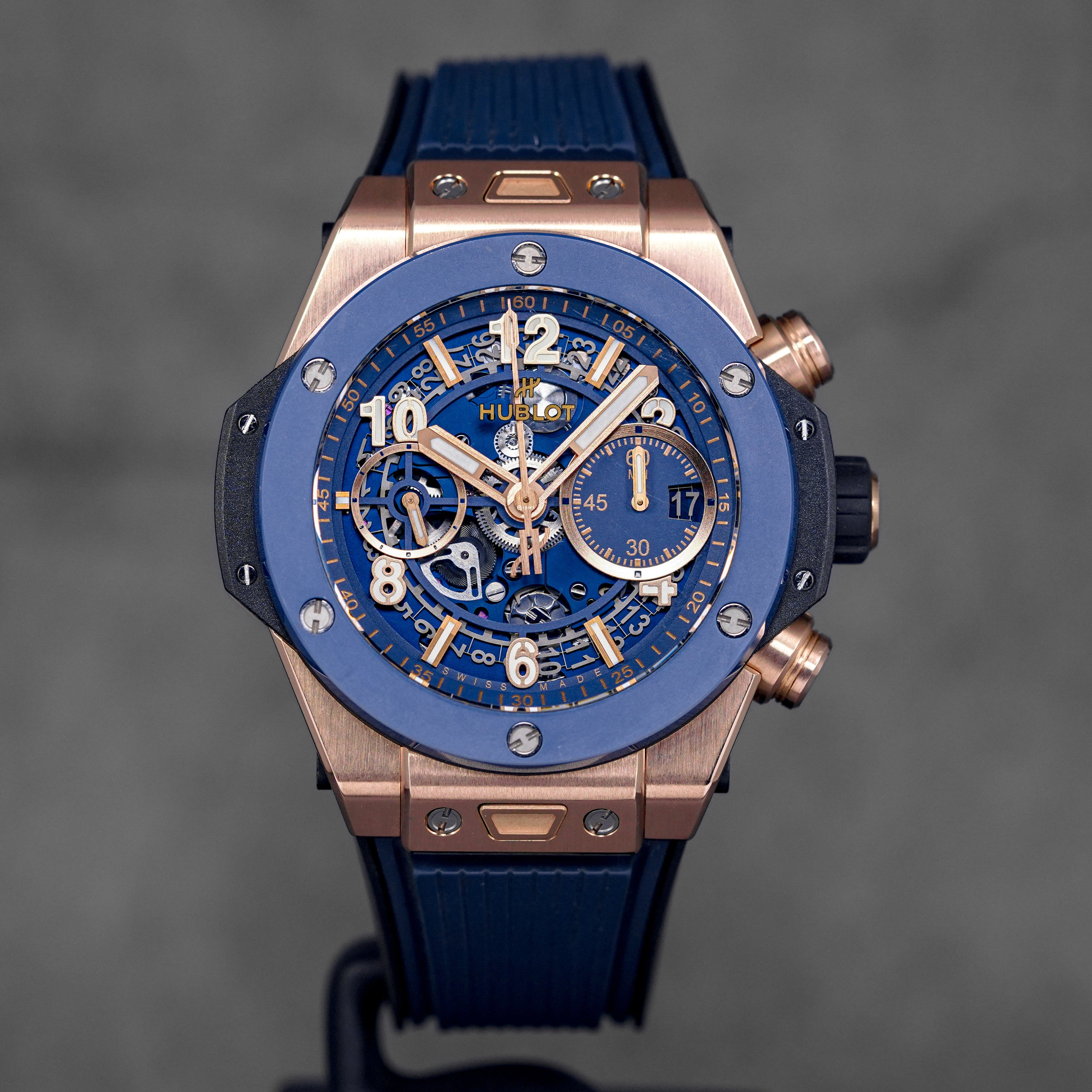 harga hublot big bang unico 42mm king gold blue