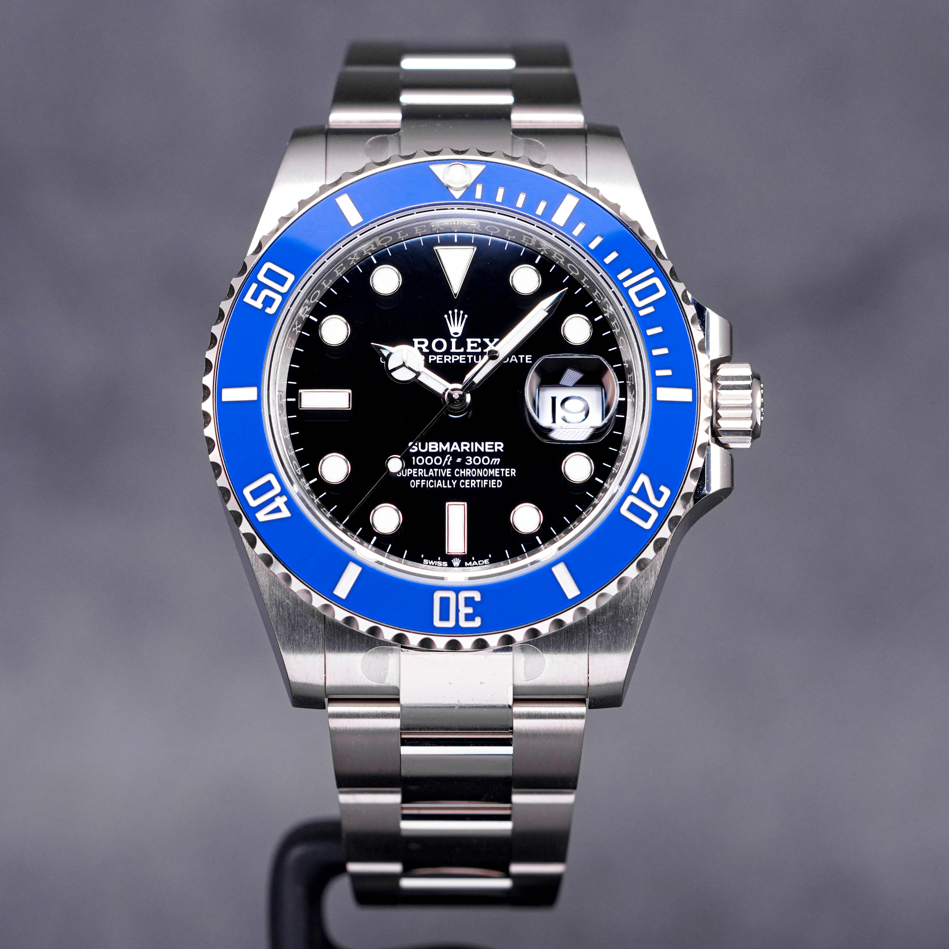 ROLEX SUBMARINER DATE 41MM WHITEGOLD SMURF 2020 IDWX