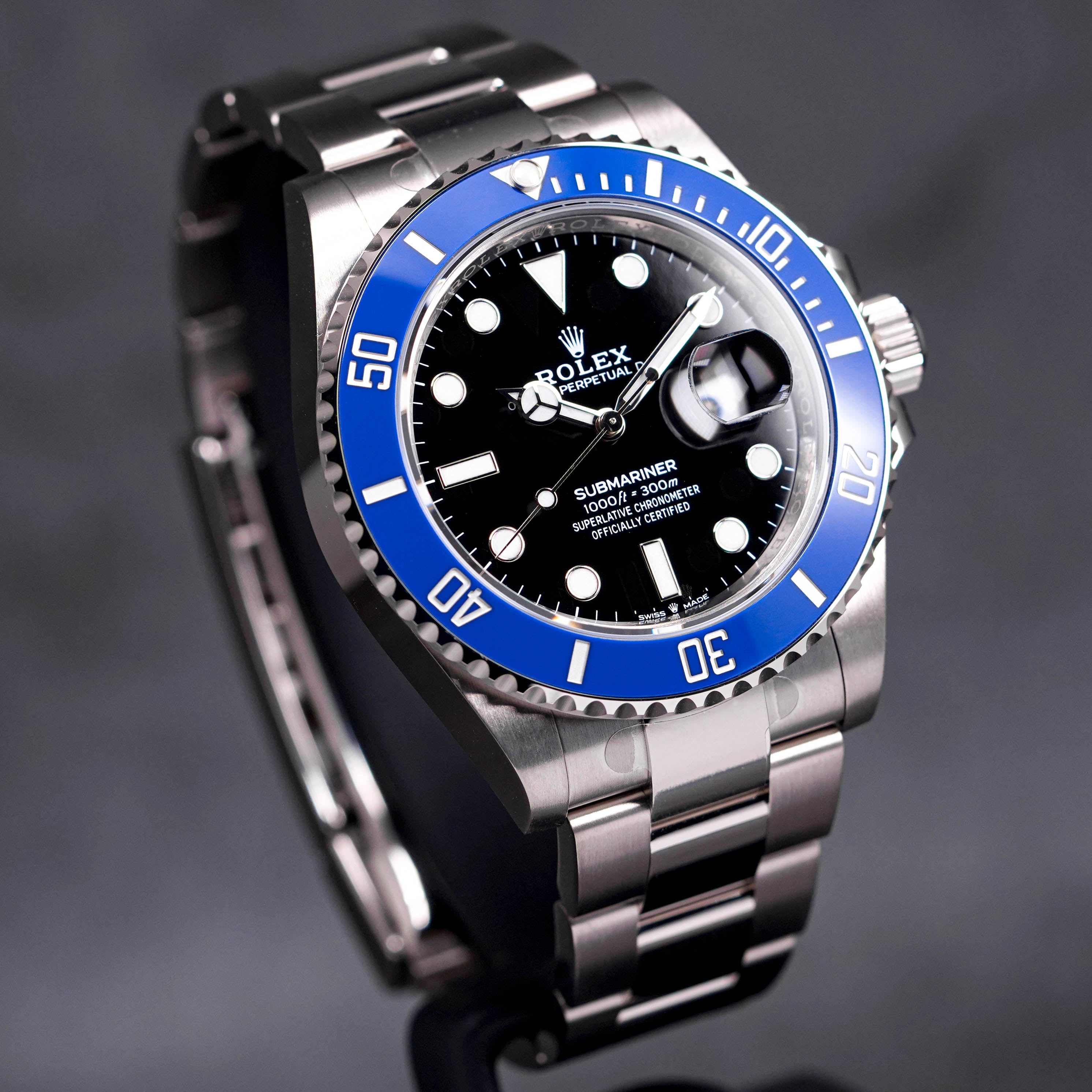 SUBMARINER DATE 41MM WHITEGOLD 'SMURF' (2020)