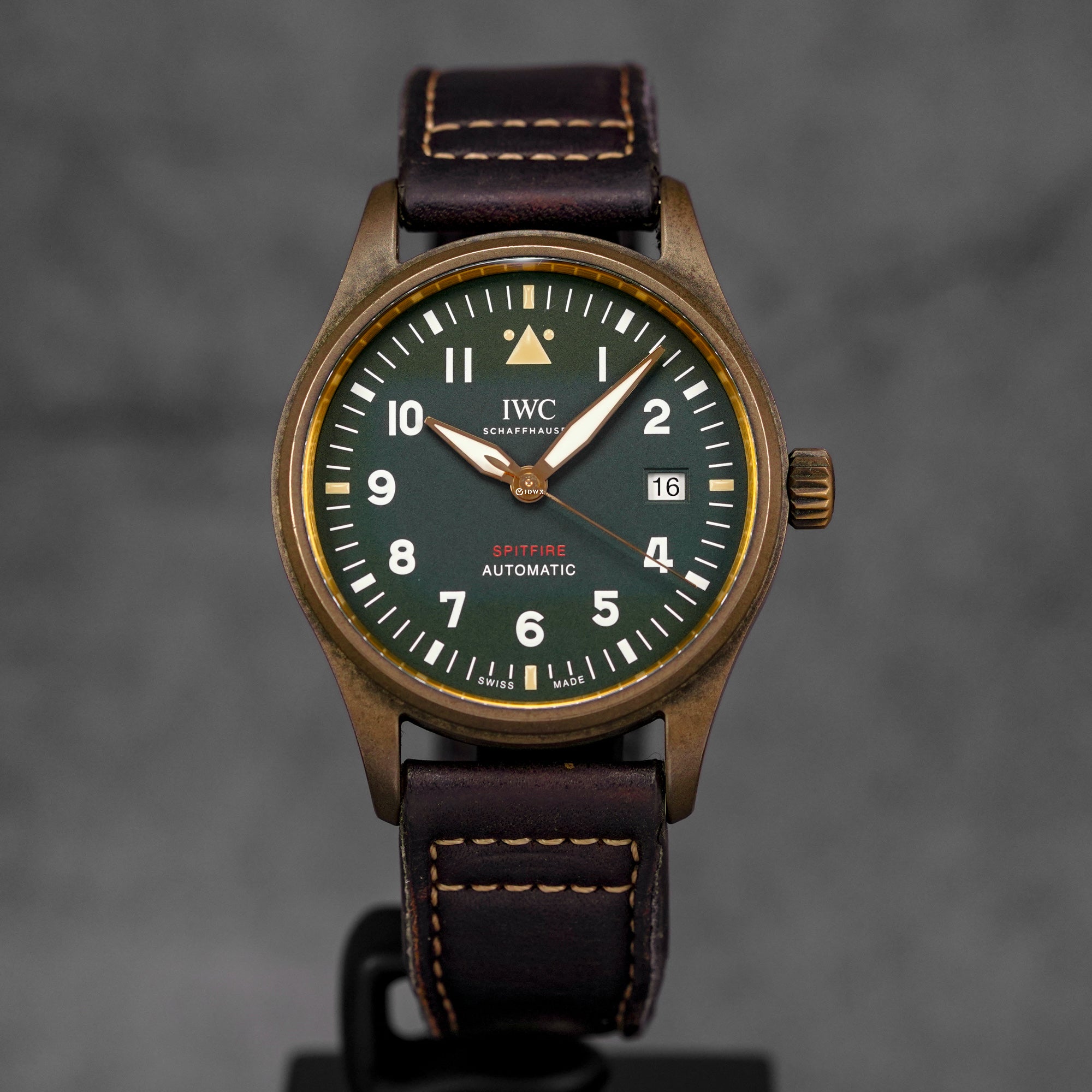 harga iwc pilot spitfire bronze green