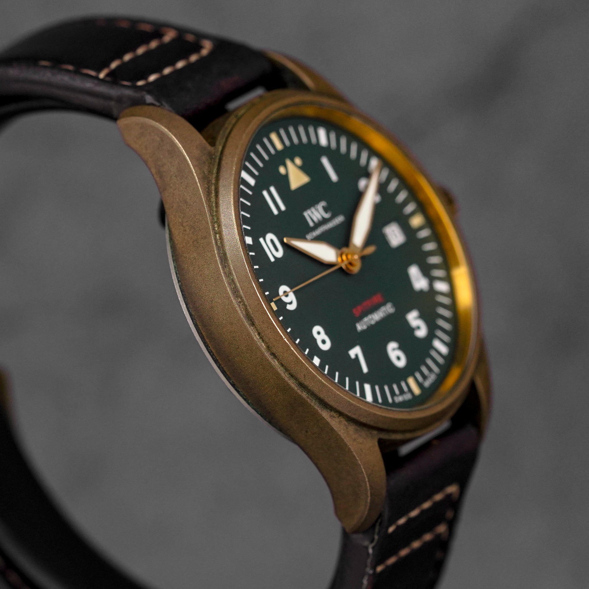 harga iwc pilot spitfire bronze green