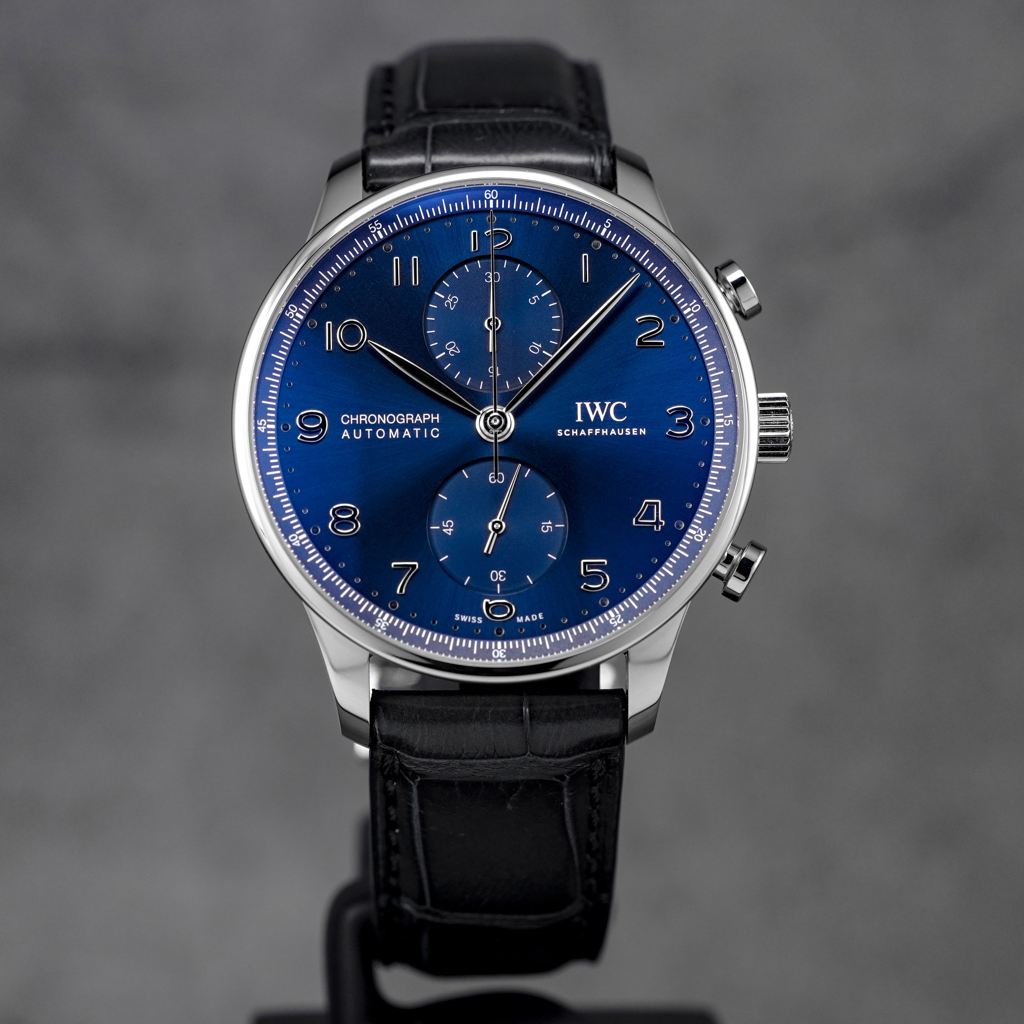 harga iwc portugieser chrono 41 blue