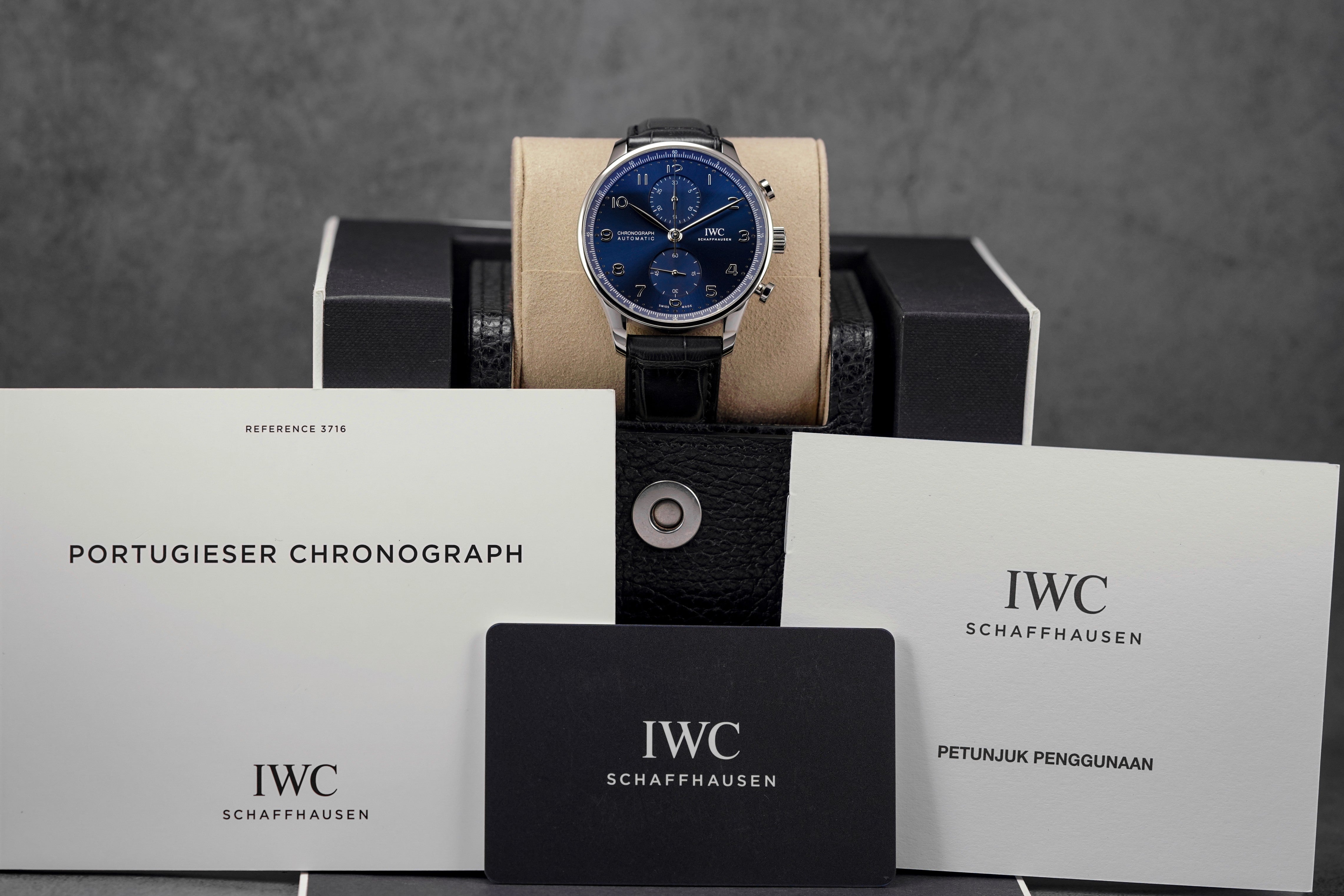 harga iwc portugieser chrono 41 blue