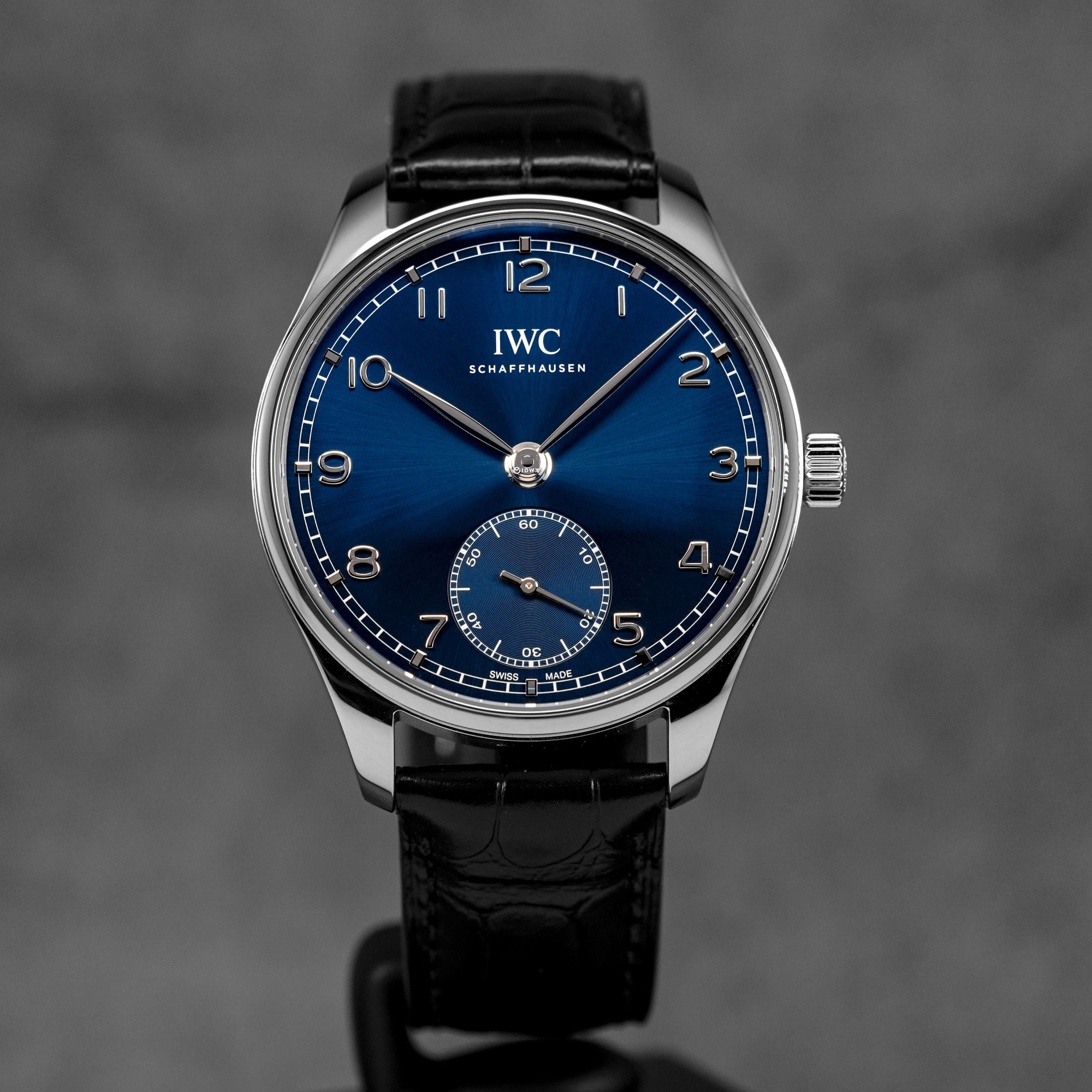harga iwc portugieser small seconds blue