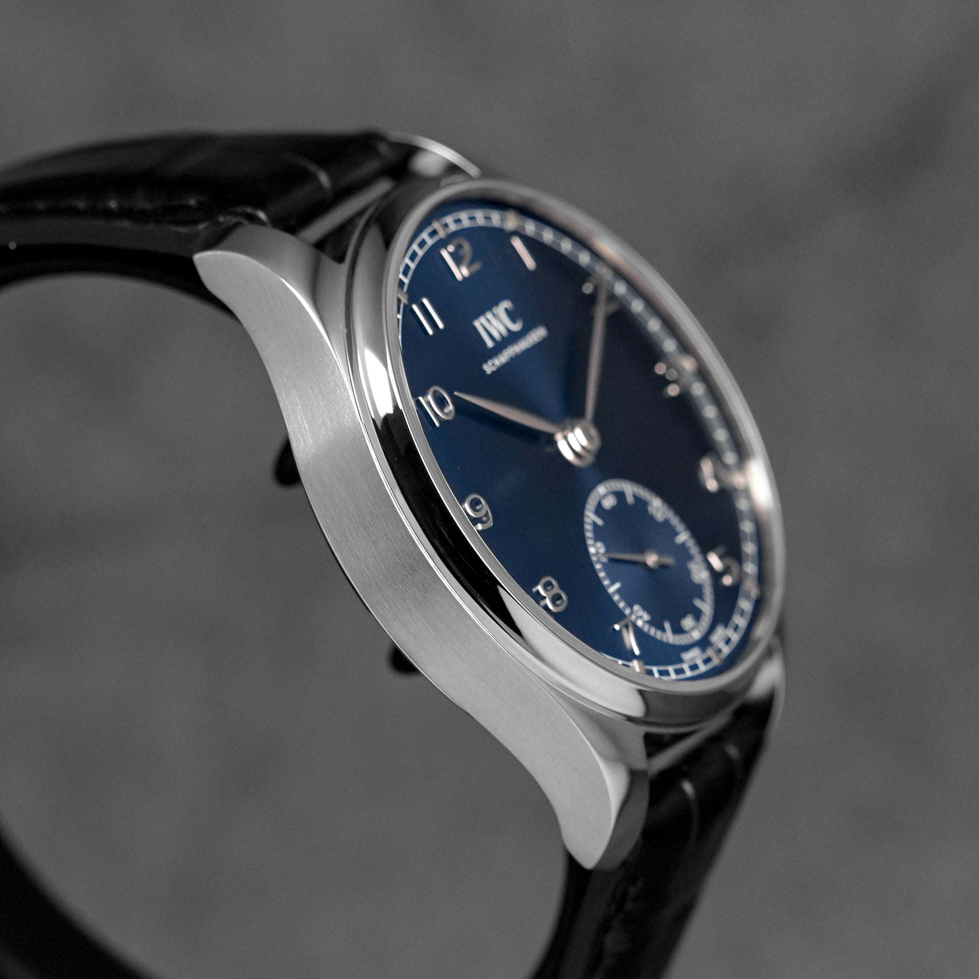 harga iwc portugieser small seconds blue