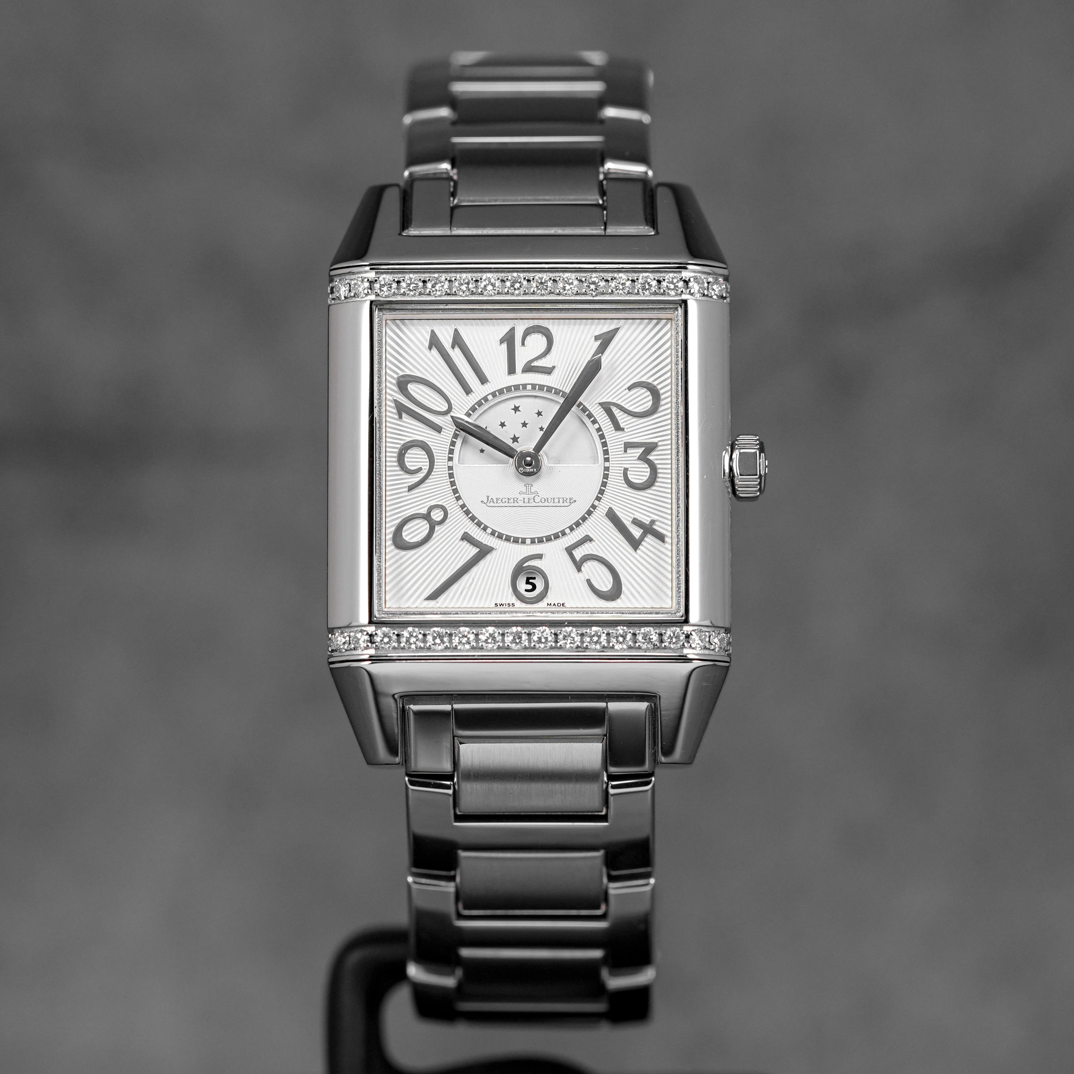 REVERSO SQUADRA DUETTO MOONPHASE DIAMOND BEZEL (WATCH ONLY)