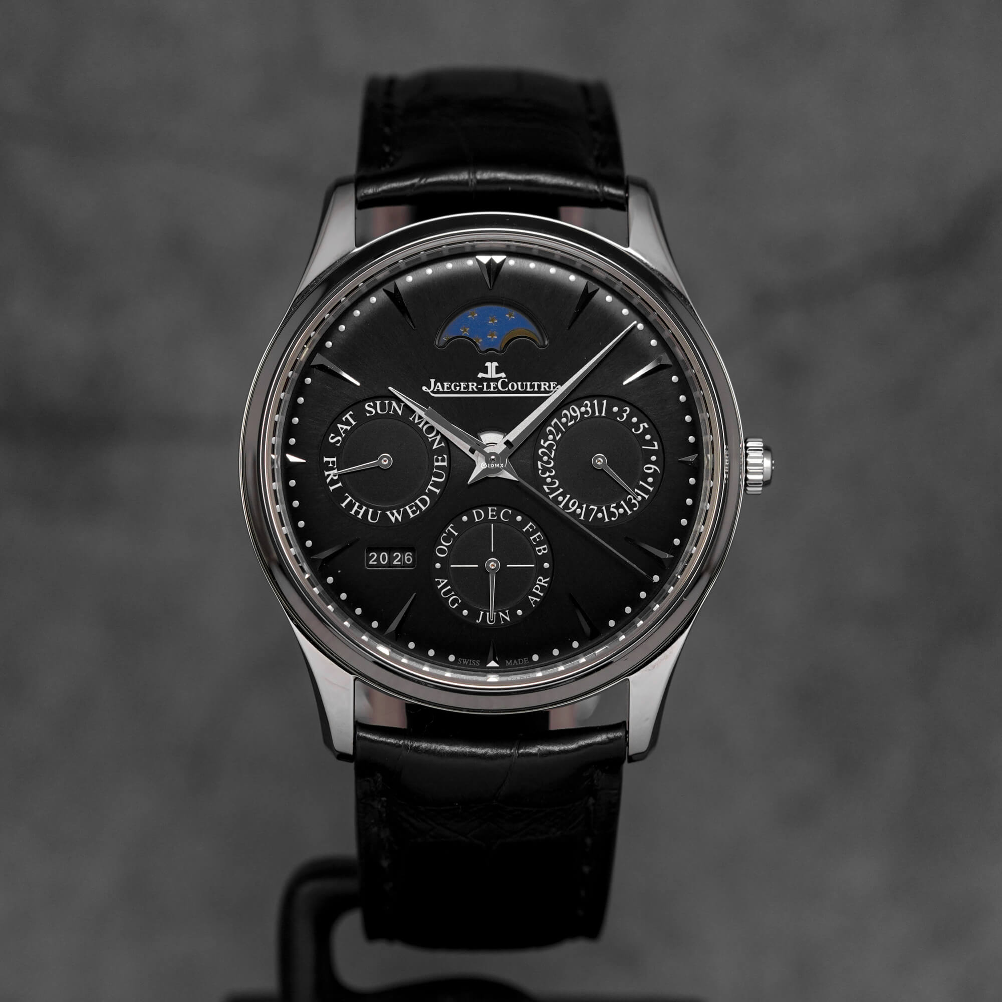 MASTER ULTRA THIN PERPETUAL CALENDAR BLACK DIAL