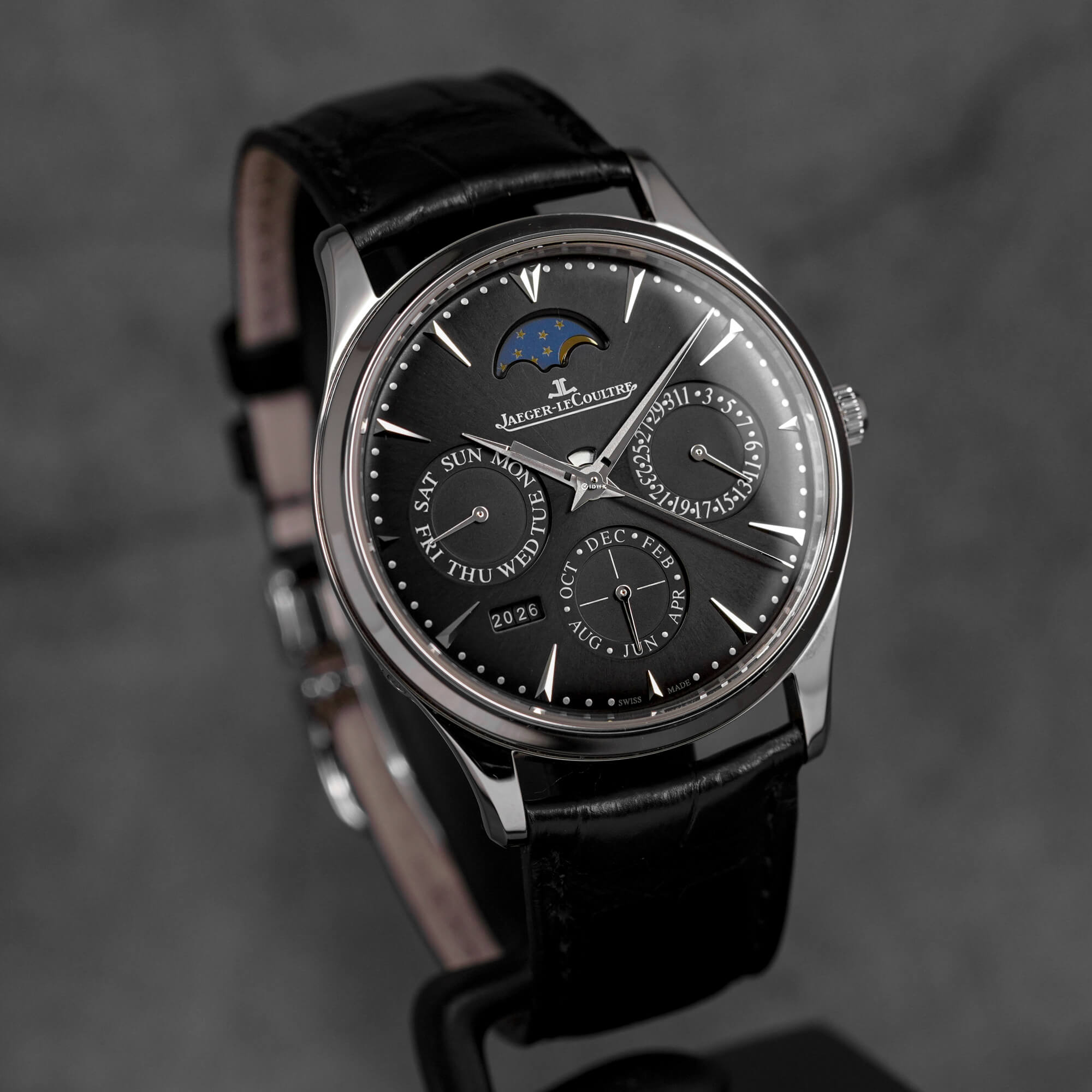 MASTER ULTRA THIN PERPETUAL CALENDAR BLACK DIAL