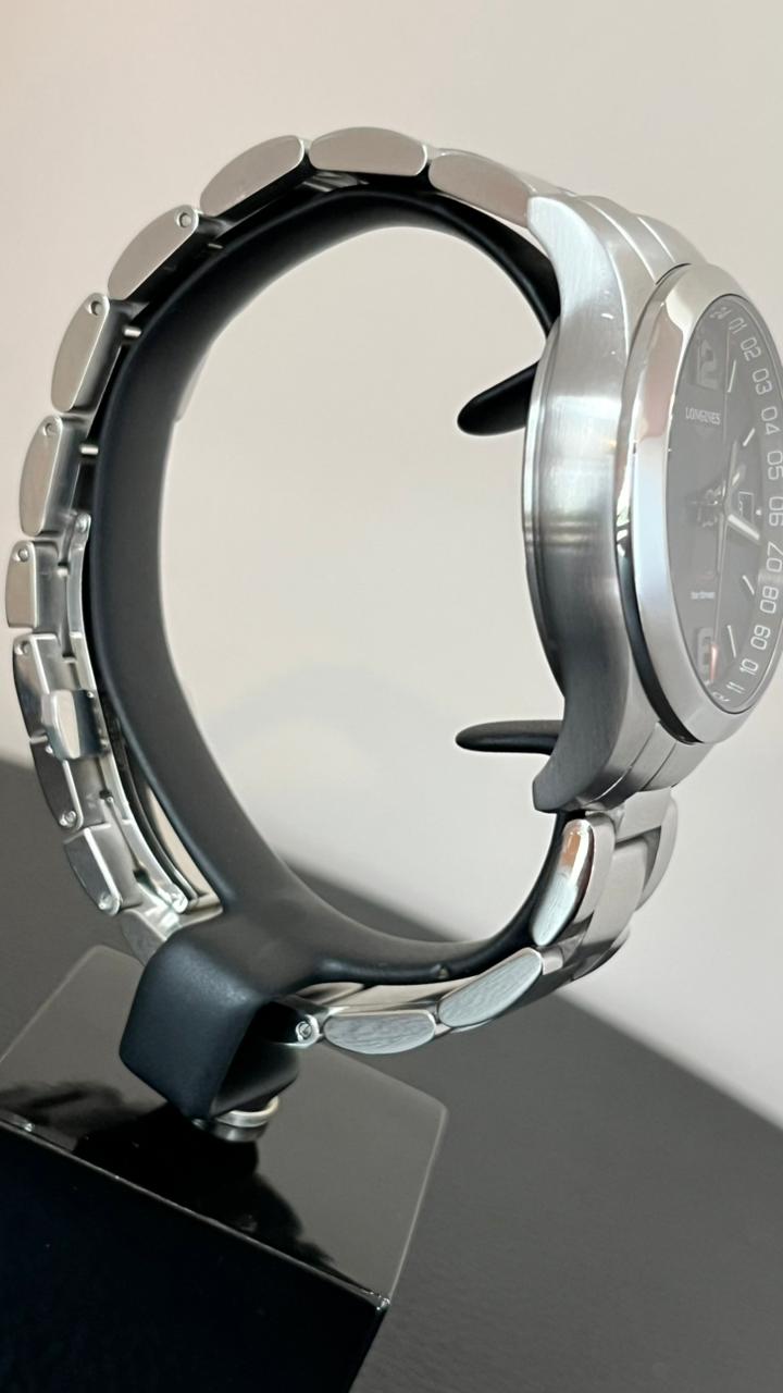 CONQUEST VHP GMT 41MM STEEL BLUE DIAL (2019)