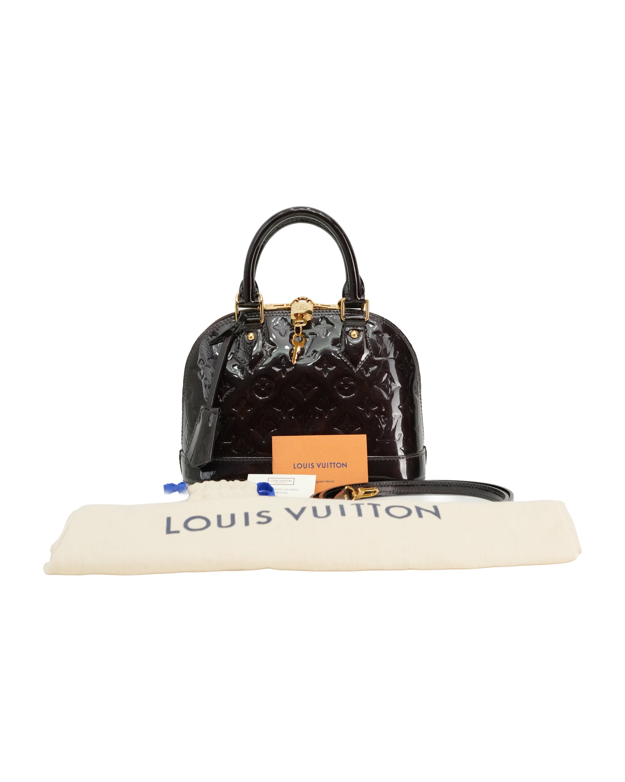 MONOGRAM VERNIS ALMA BB AMARANTE