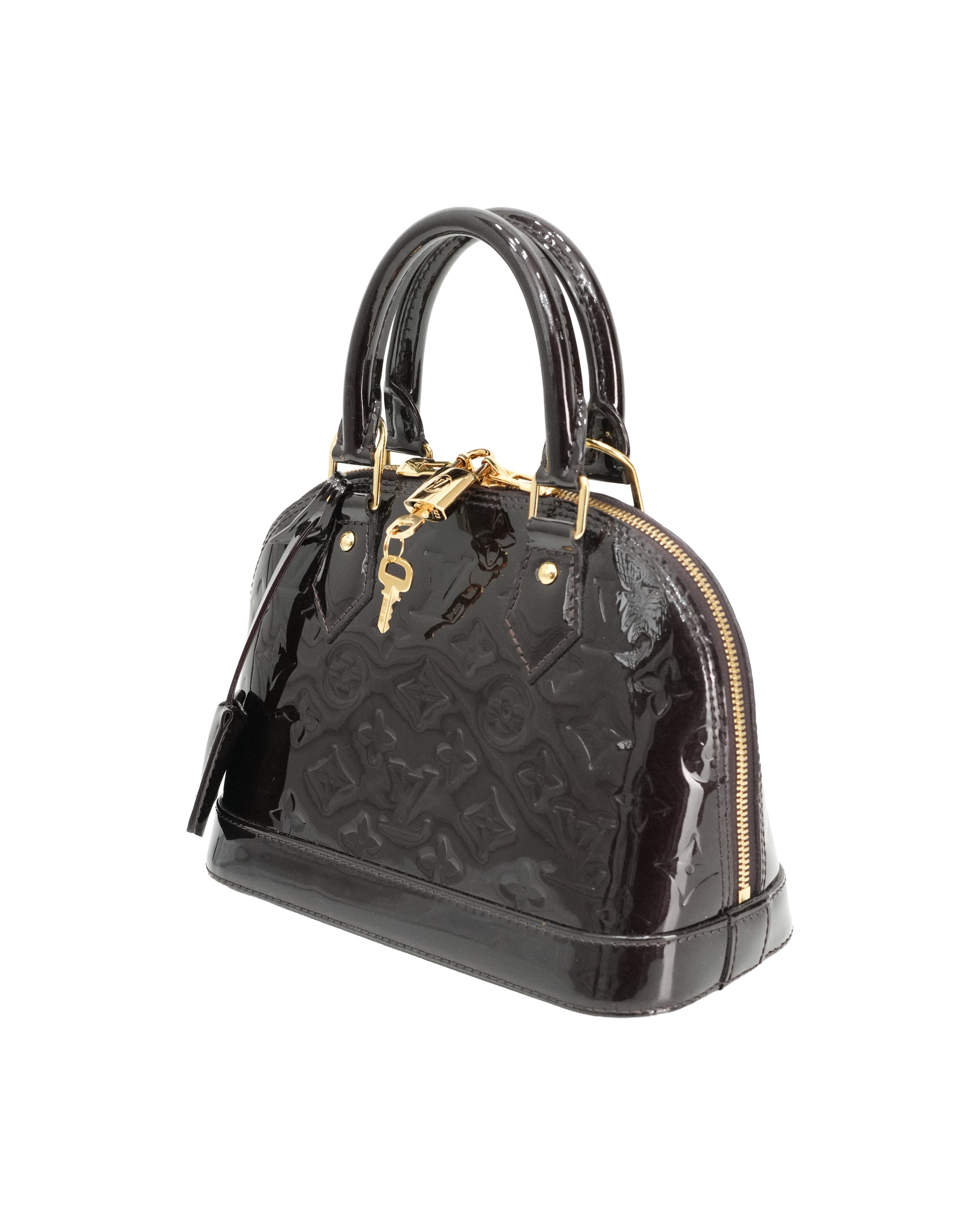 MONOGRAM VERNIS ALMA BB AMARANTE