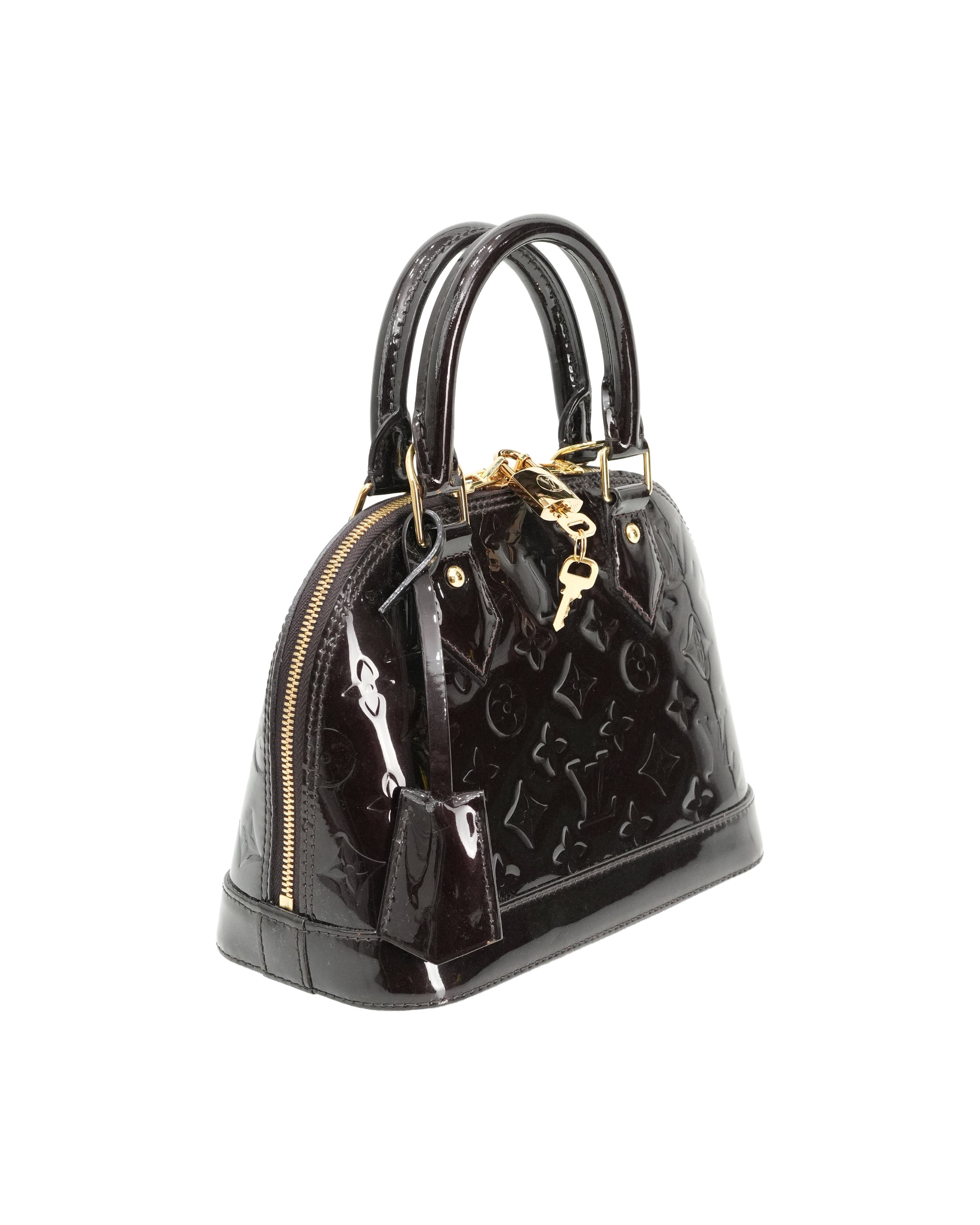 MONOGRAM VERNIS ALMA BB AMARANTE